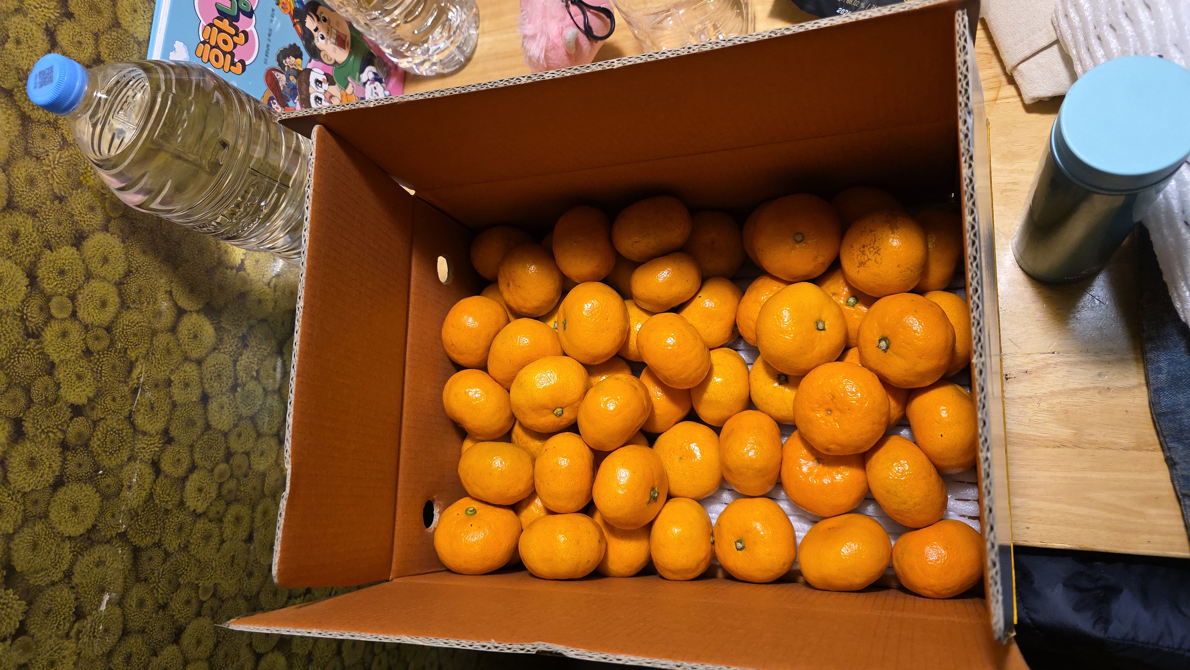 연말한정 스페셜!! 제주감귤 4kg (1박스)+감귤과즐 24봉 선물세트-2