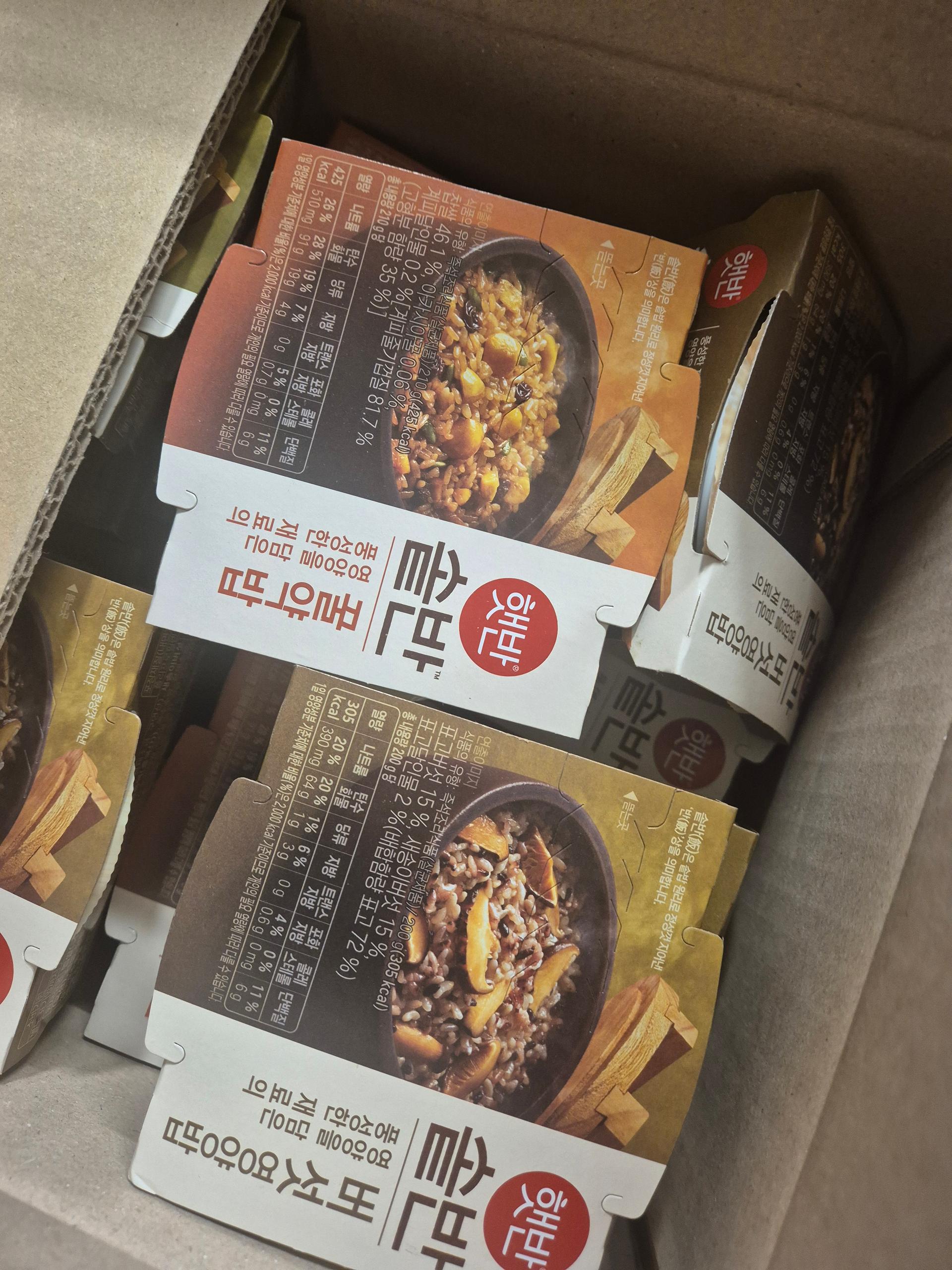 한끼든든 CJ꾸러미(솥반, 3종 각 5개씩)