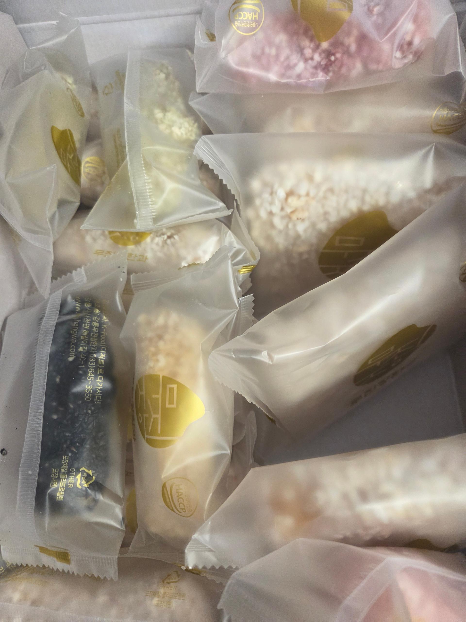 무진장한과 선물세트(찹쌀과줄 + 강정혼합) 600g