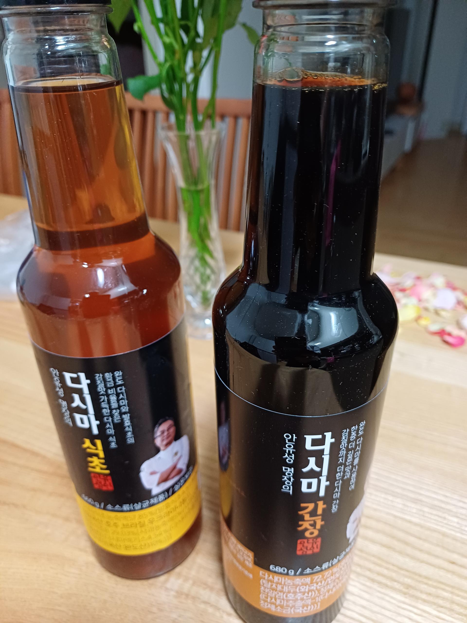 명장 안유성, 다시마 발효 간장&식초 (각 660g)