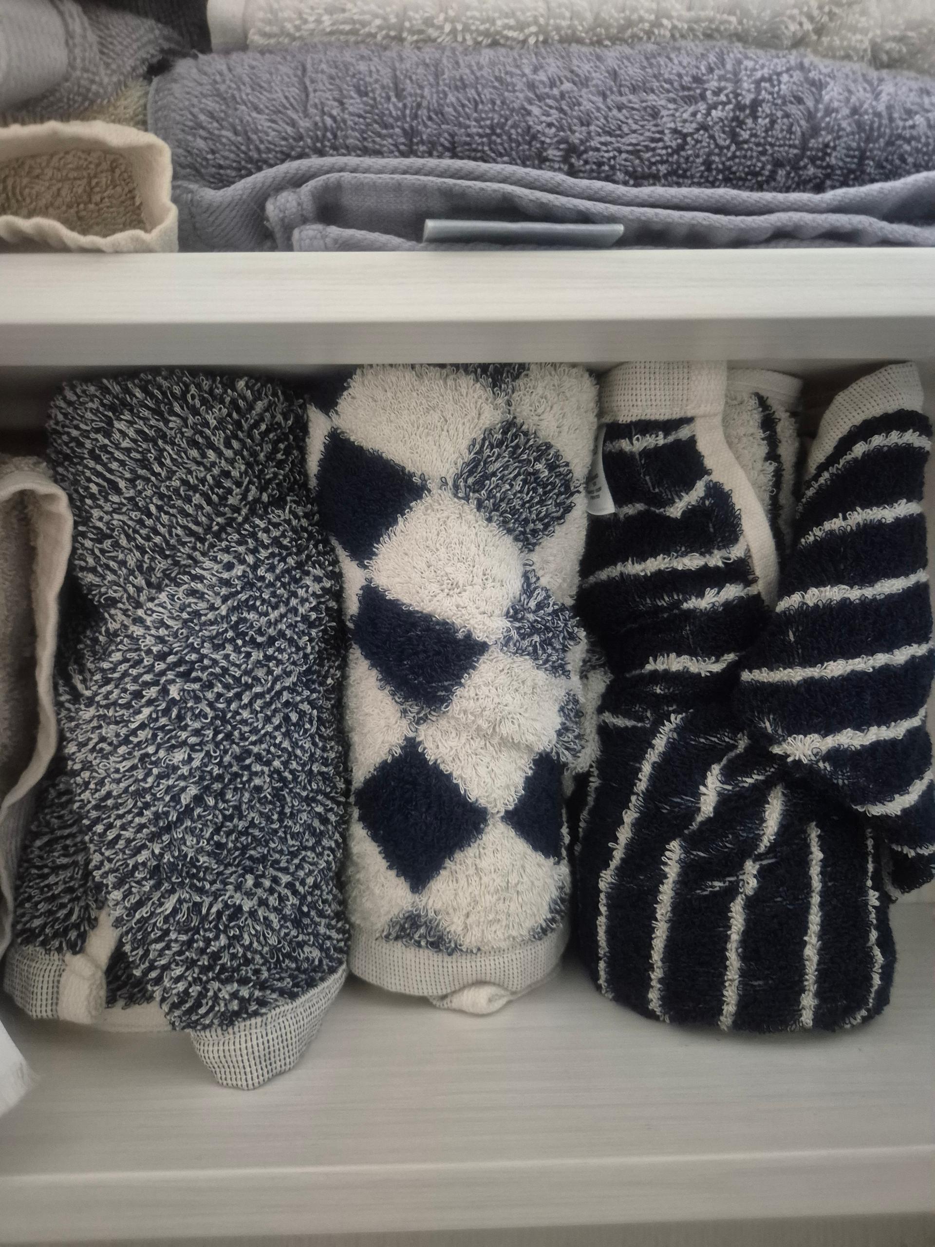 클라우망 60수코마사 선염 호텔수건 × 5장세트(+포장박스)