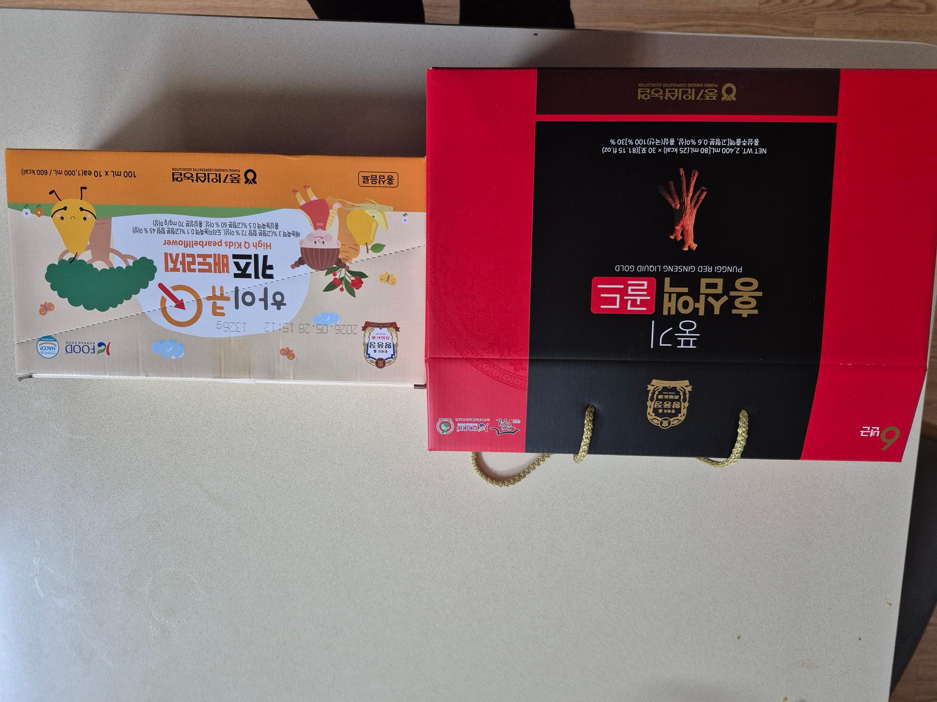 풍기 홍삼액 골드 80ml × 30포+ 과일주스 x 10포 추가증정