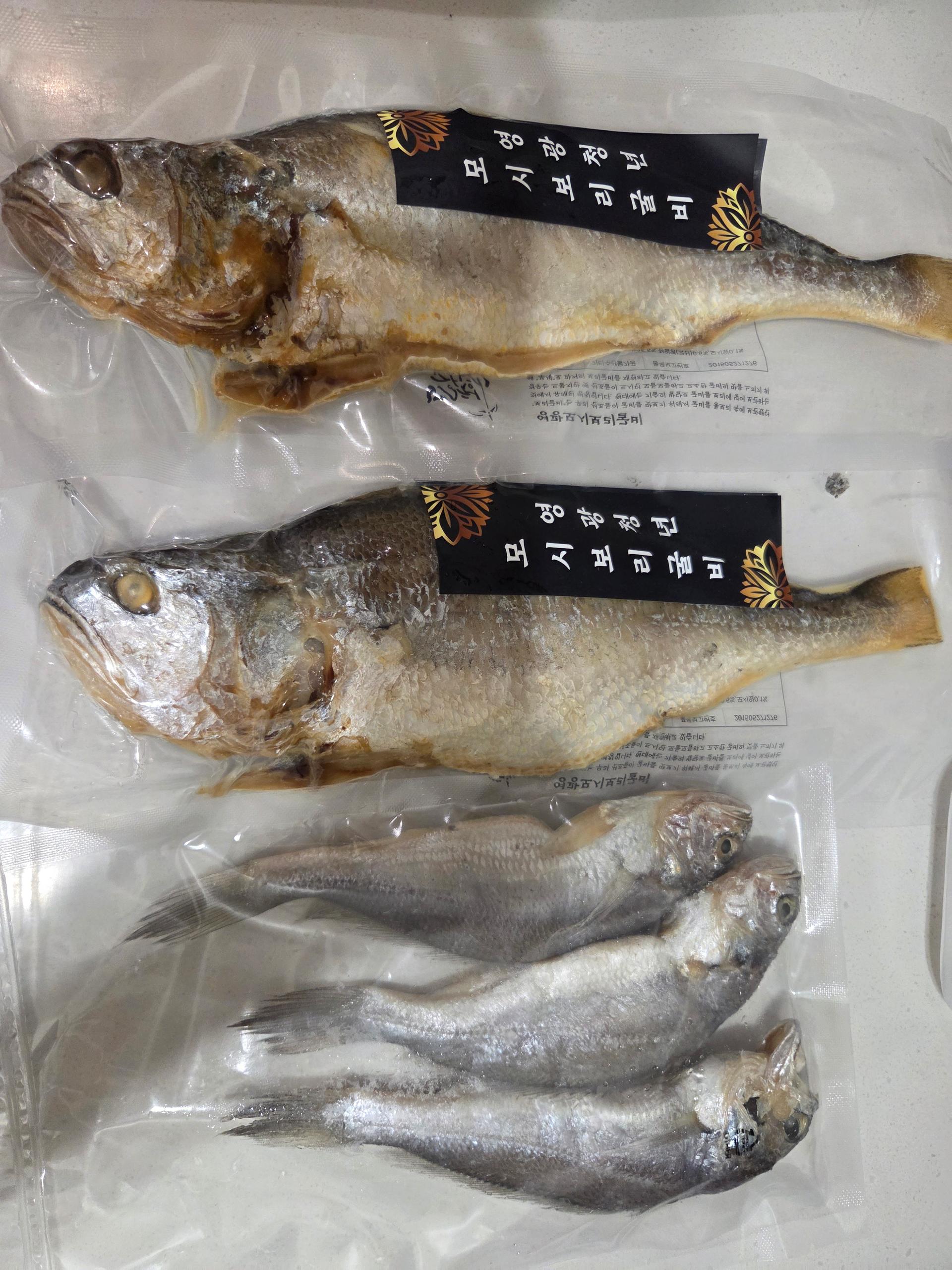 찐보리굴비(200g내외×2) + 참조기 3