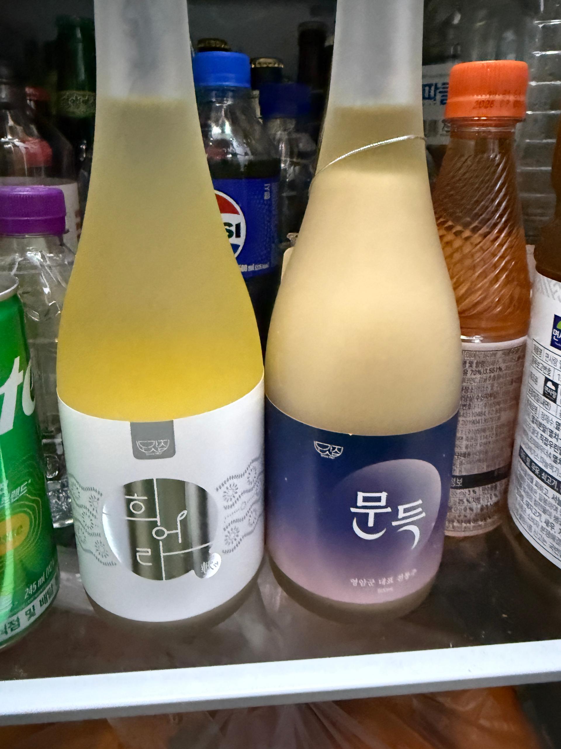 문득 무화과 탁주 500ml 1병 + 희어라 연 500ml 1병 선물세트