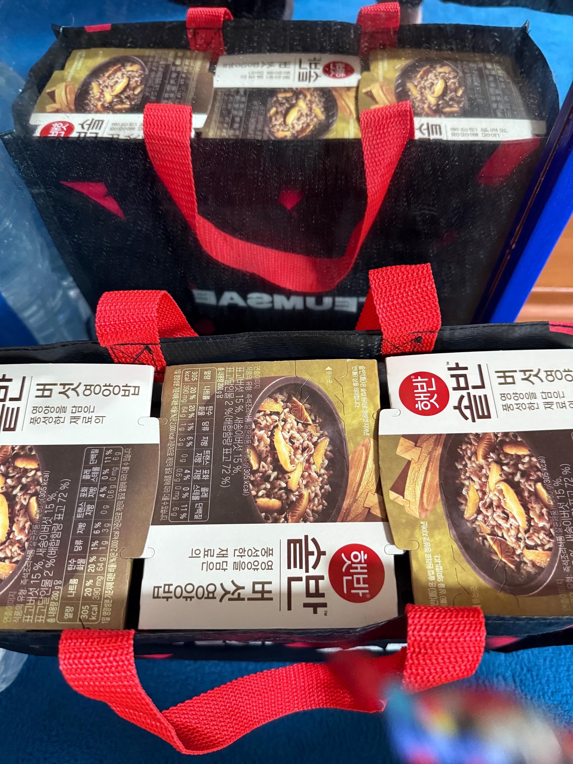 한끼든든 CJ꾸러미(솥반, 3종 각 5개씩)