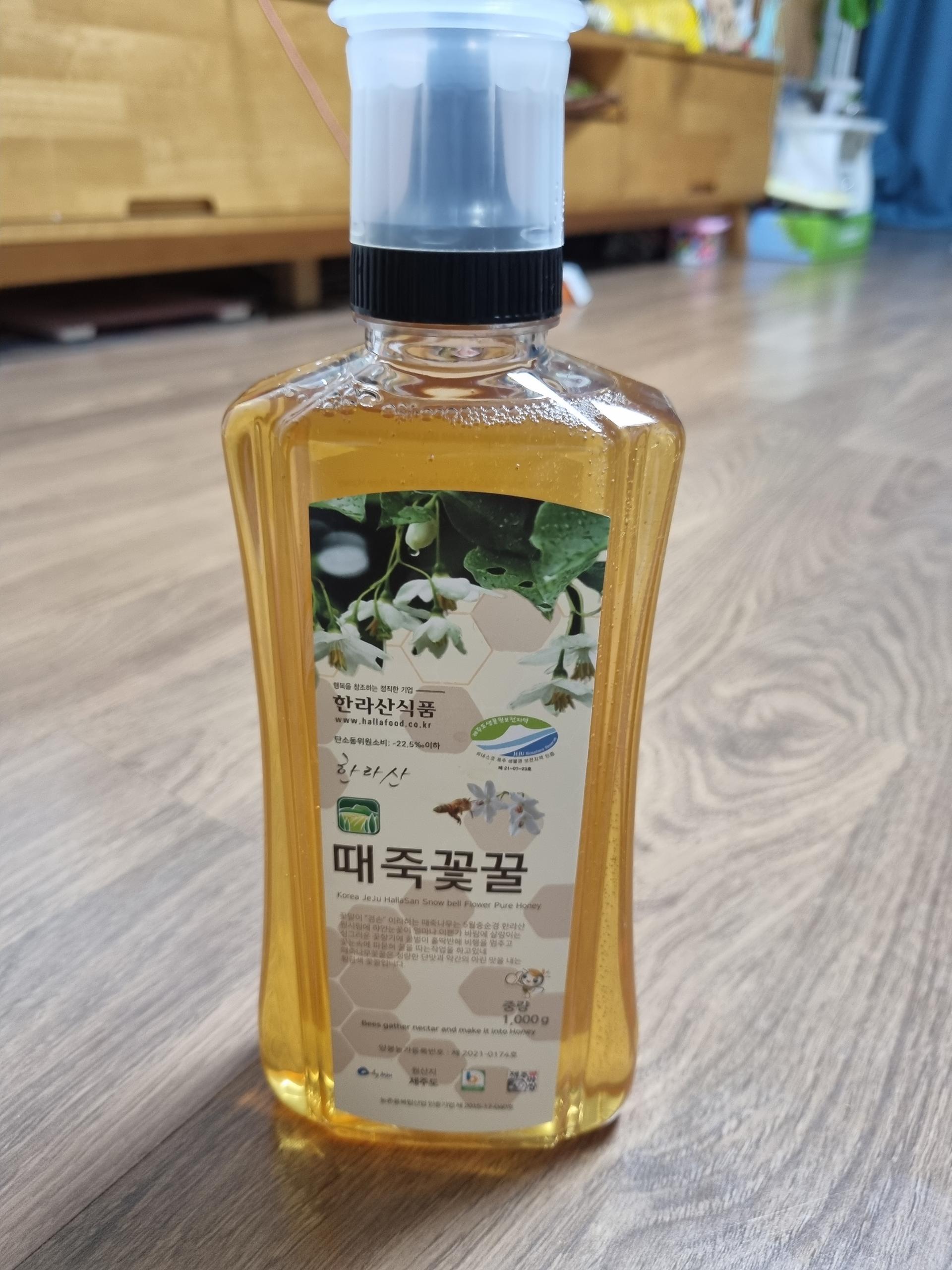 제주 벌꿀 때죽꿀 / 야생화꿀 (천연꿀) 1000g