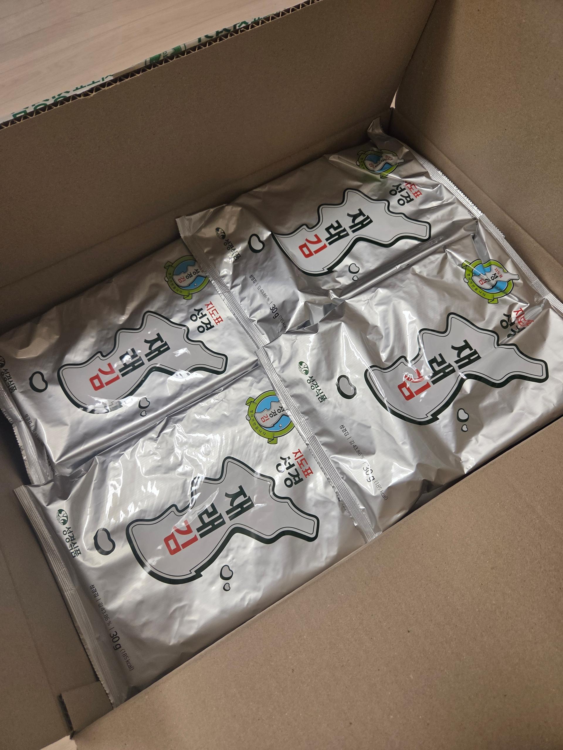 지도표 성경김_재래전장김 30g × 20봉