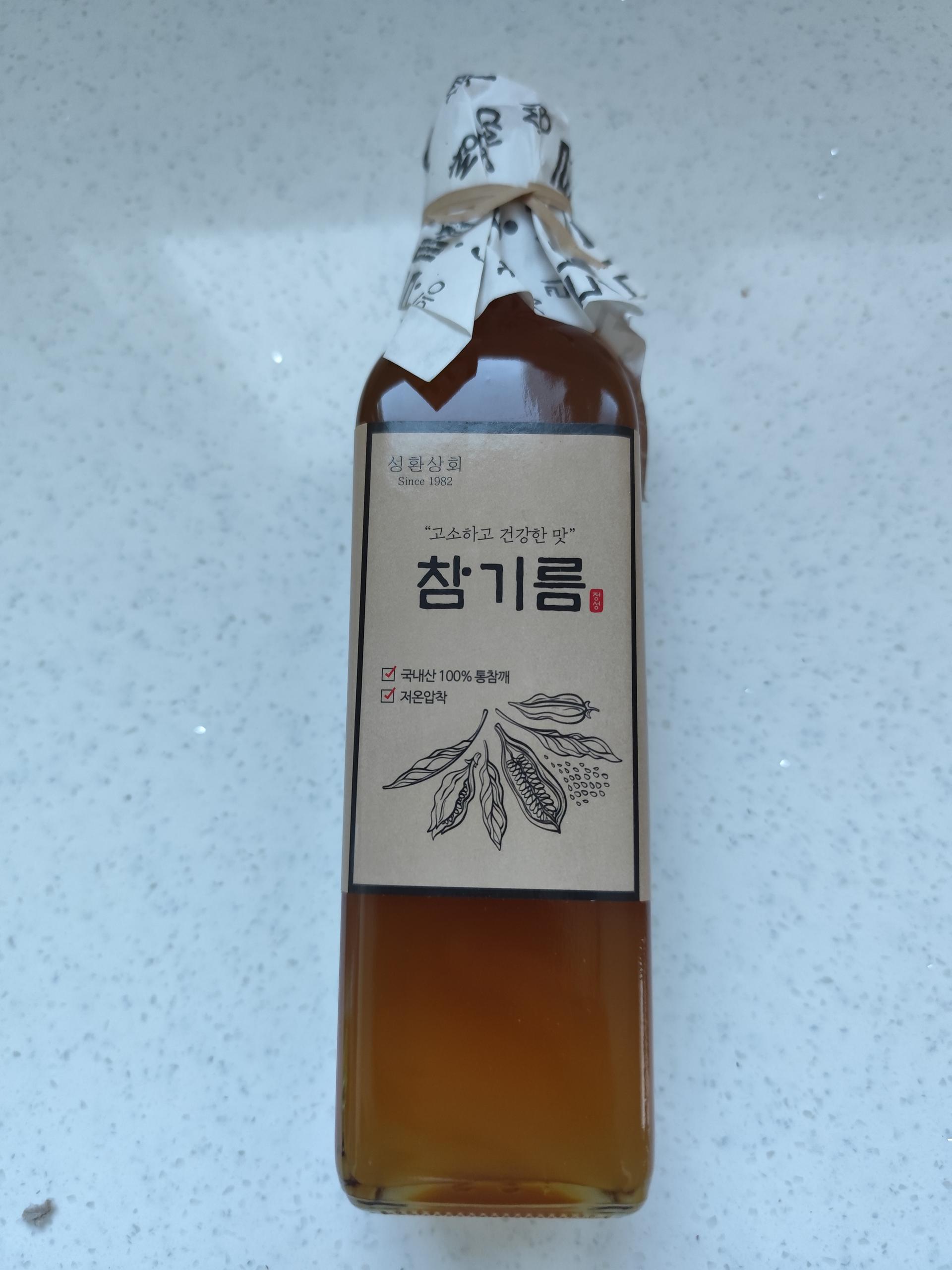 고소한 최상급 통깨 참기름 300ml