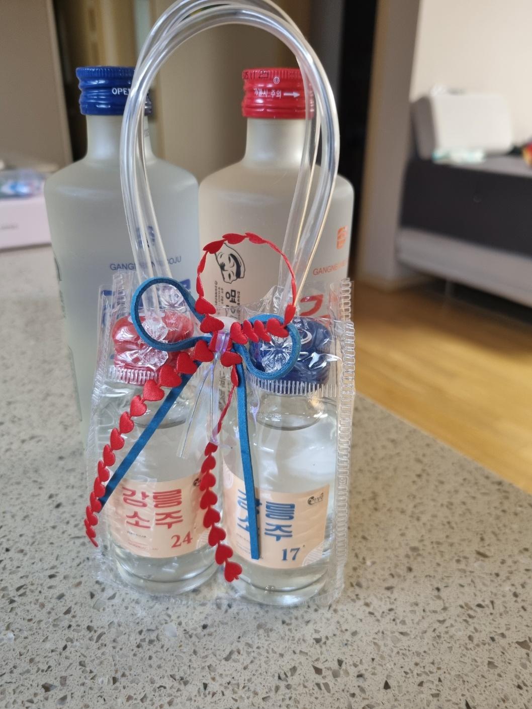 사임당 강릉소주(375ml) 2병+강릉소주 미니어쳐(80ml) 2병