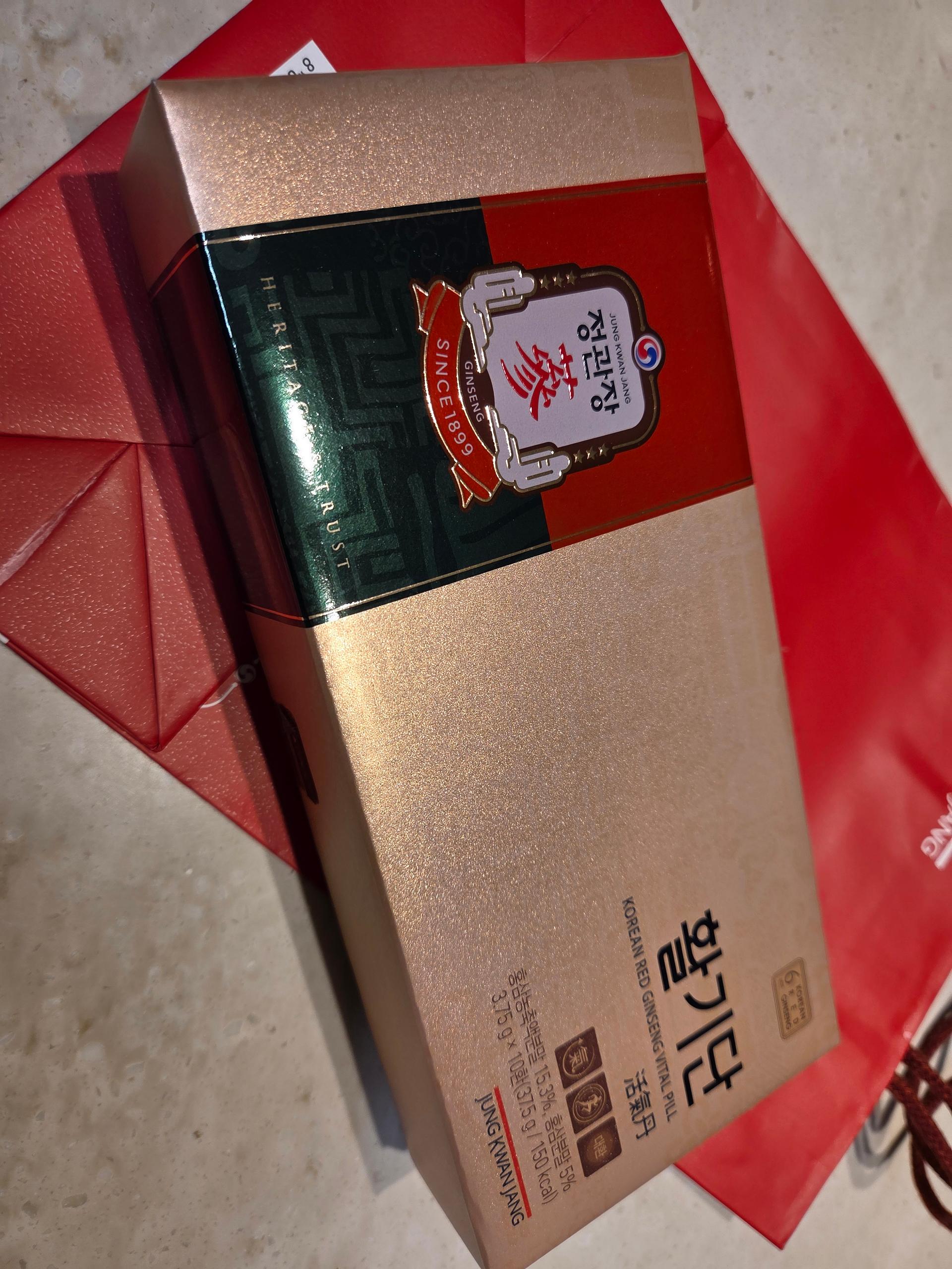 정관장 활기단 1박스 (3.75g × 10환)