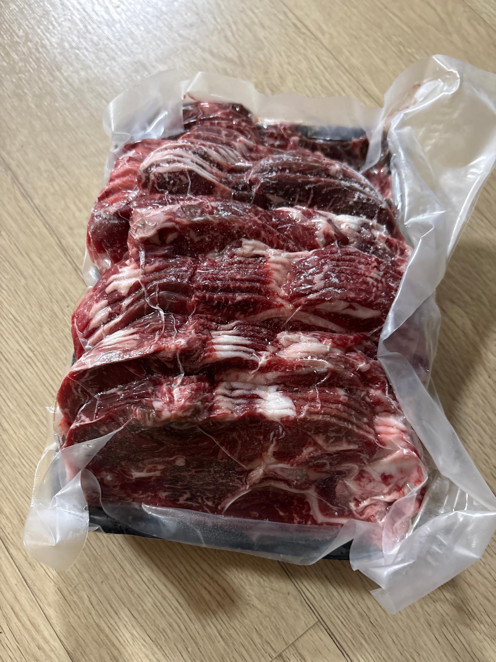 한우 1+등급 소불고기 1.5kg