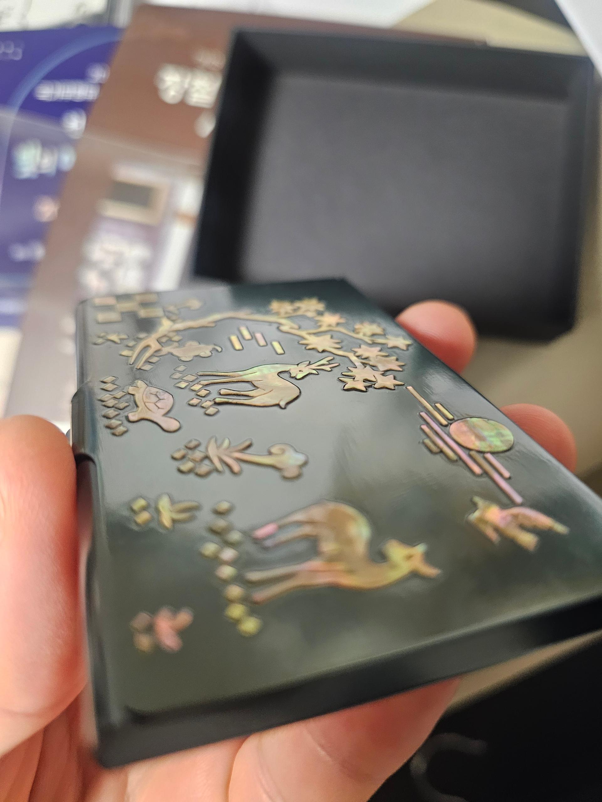 국가무형문화재 나전칠기 칼라 명함집 (5종)