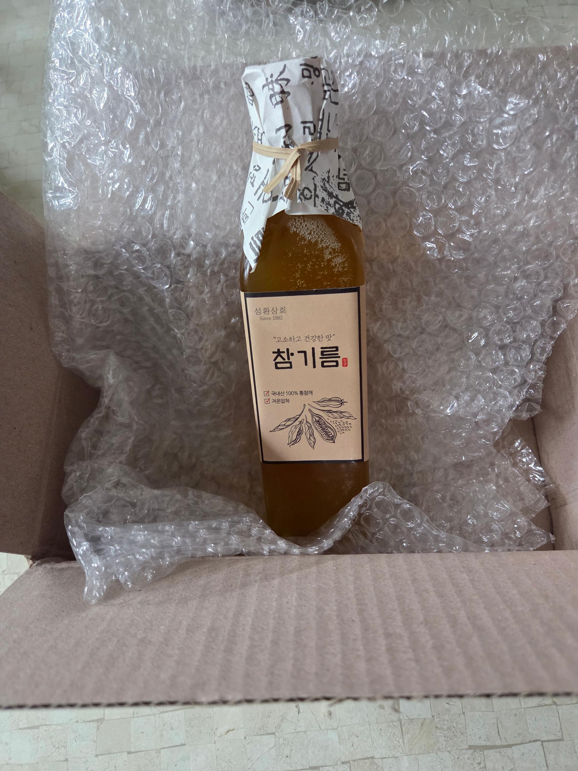 고소한 최상급 통깨 참기름 300ml