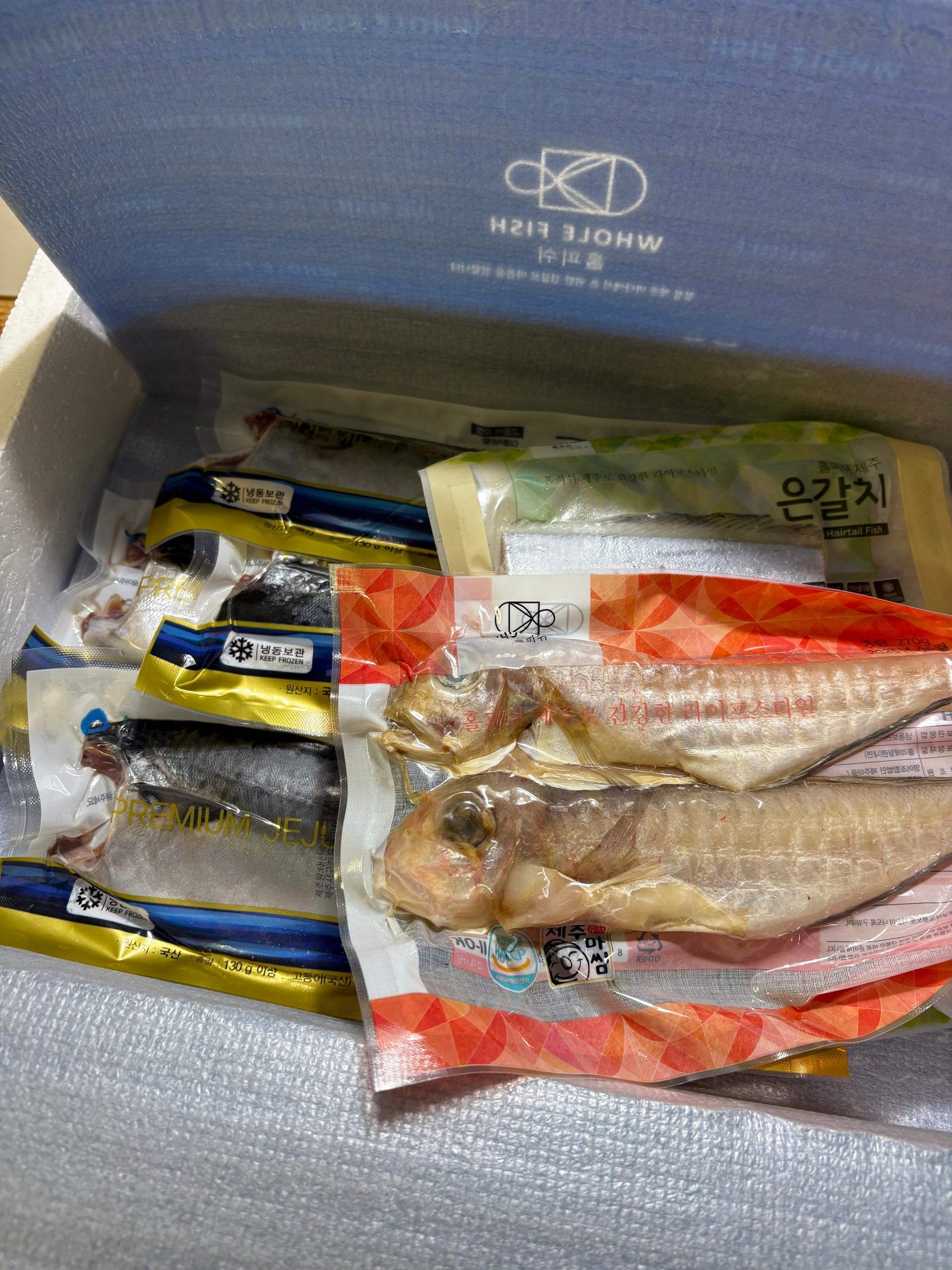 청룡수산 수산물 꾸러미(갈치+옥돔+고등어 구성)