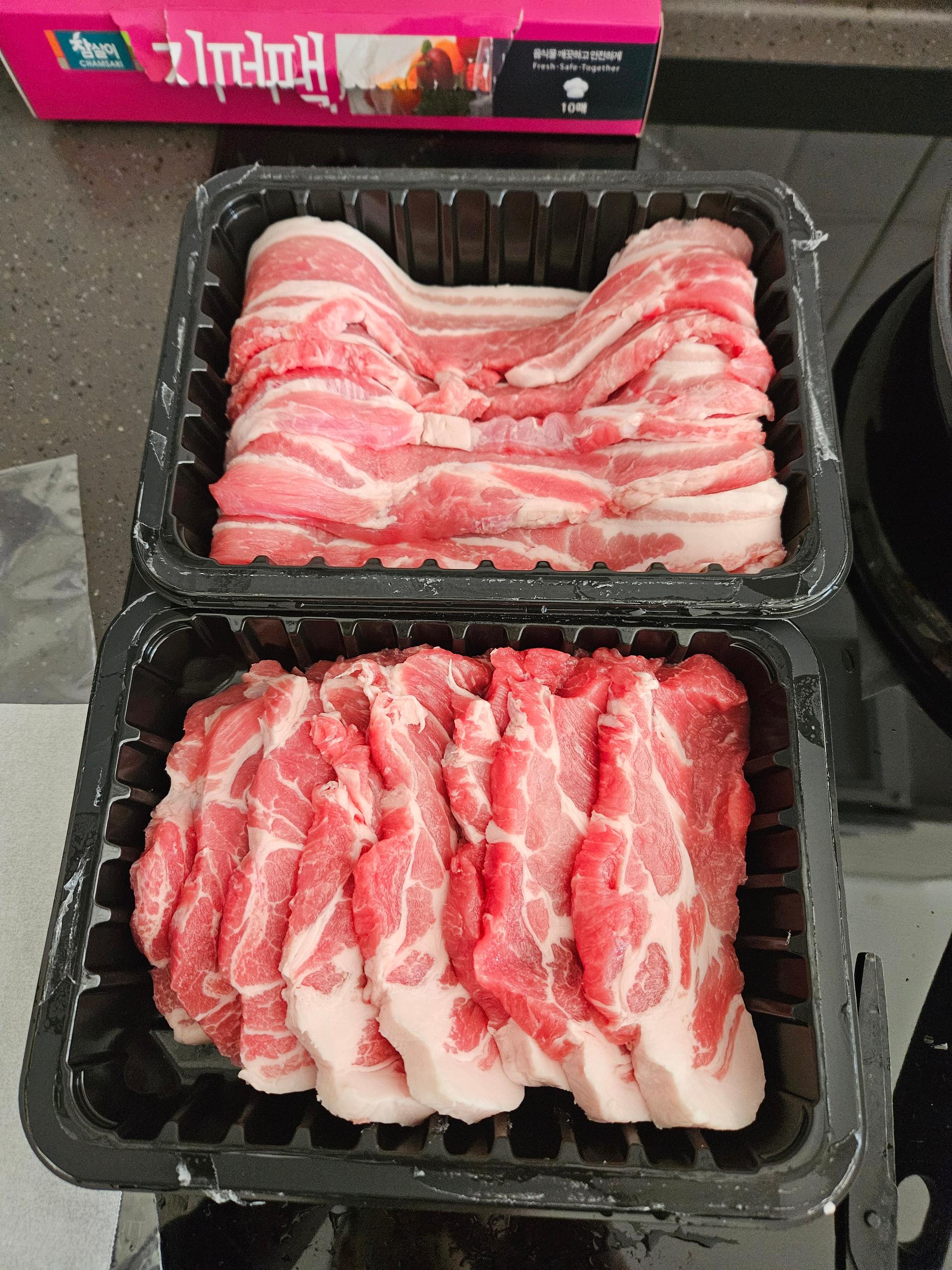 통영 명품 한돈 선물세트 (삼겹 500g+목심 500g) + 부위별 100g 추가 증량