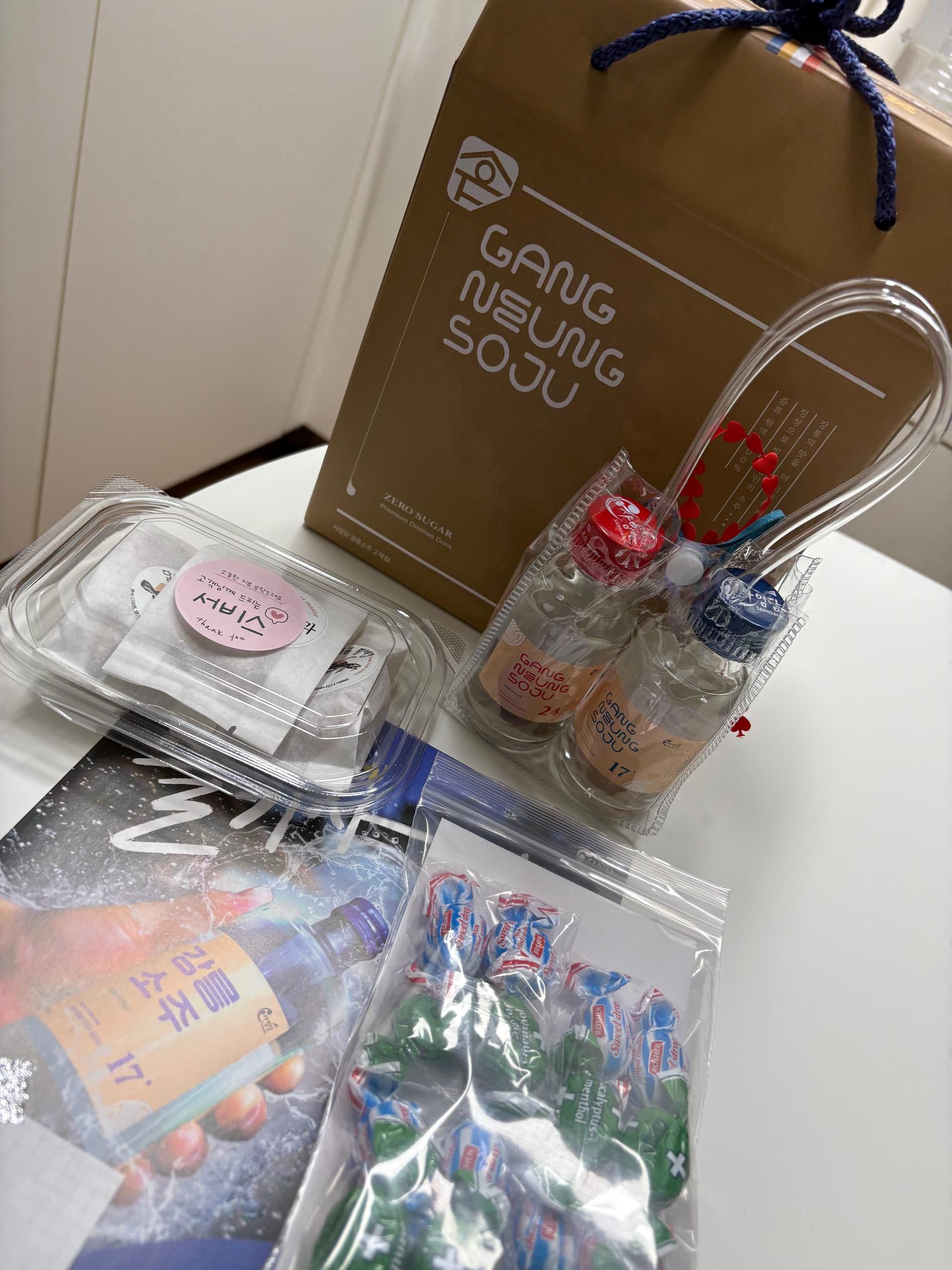 사임당 강릉소주(375ml) 2병+강릉소주 미니어쳐(80ml) 2병