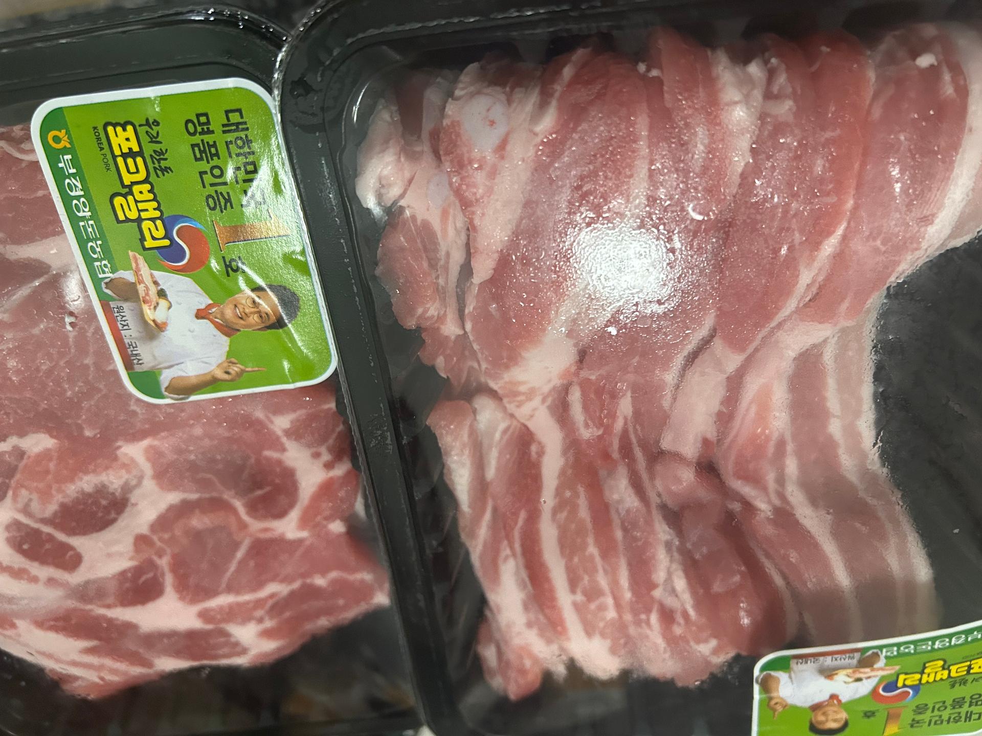 통영 명품 한돈 선물세트 (삼겹 500g+목심 500g) + 부위별 100g 추가 증량