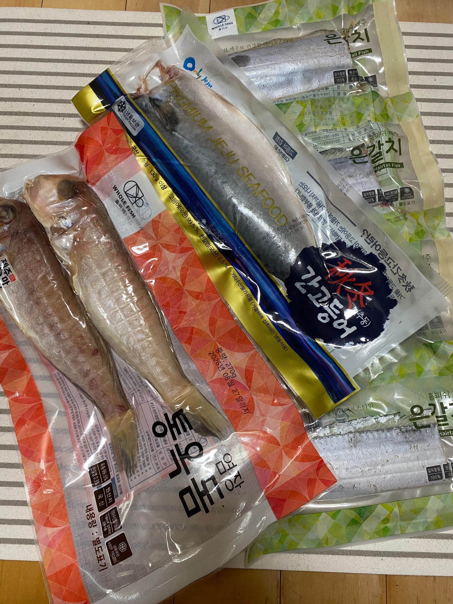 청룡수산 수산물 꾸러미(갈치+옥돔+고등어 구성)