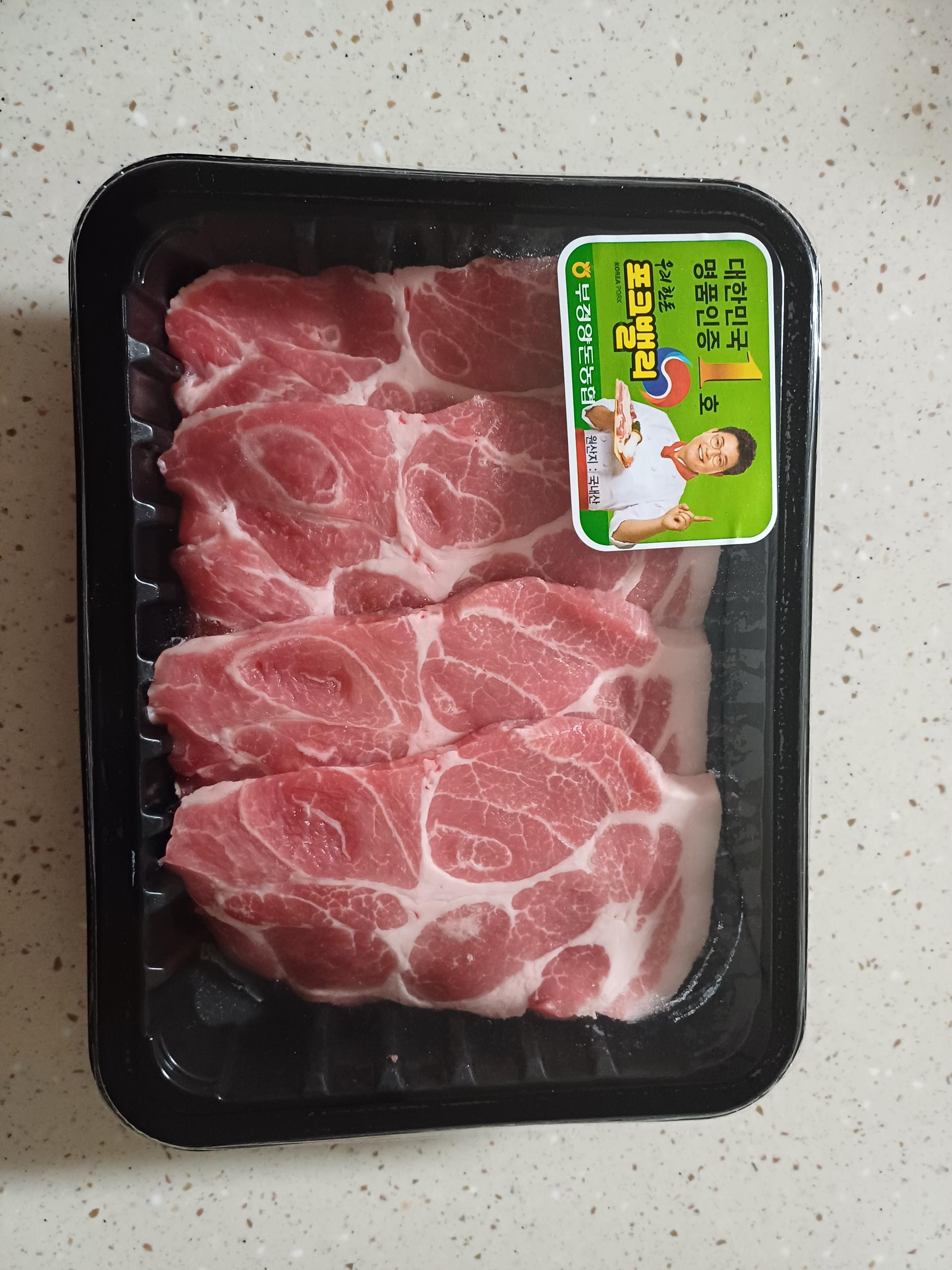 통영 명품 한돈 선물세트 (삼겹 500g+목심 500g) + 부위별 100g 추가 증량