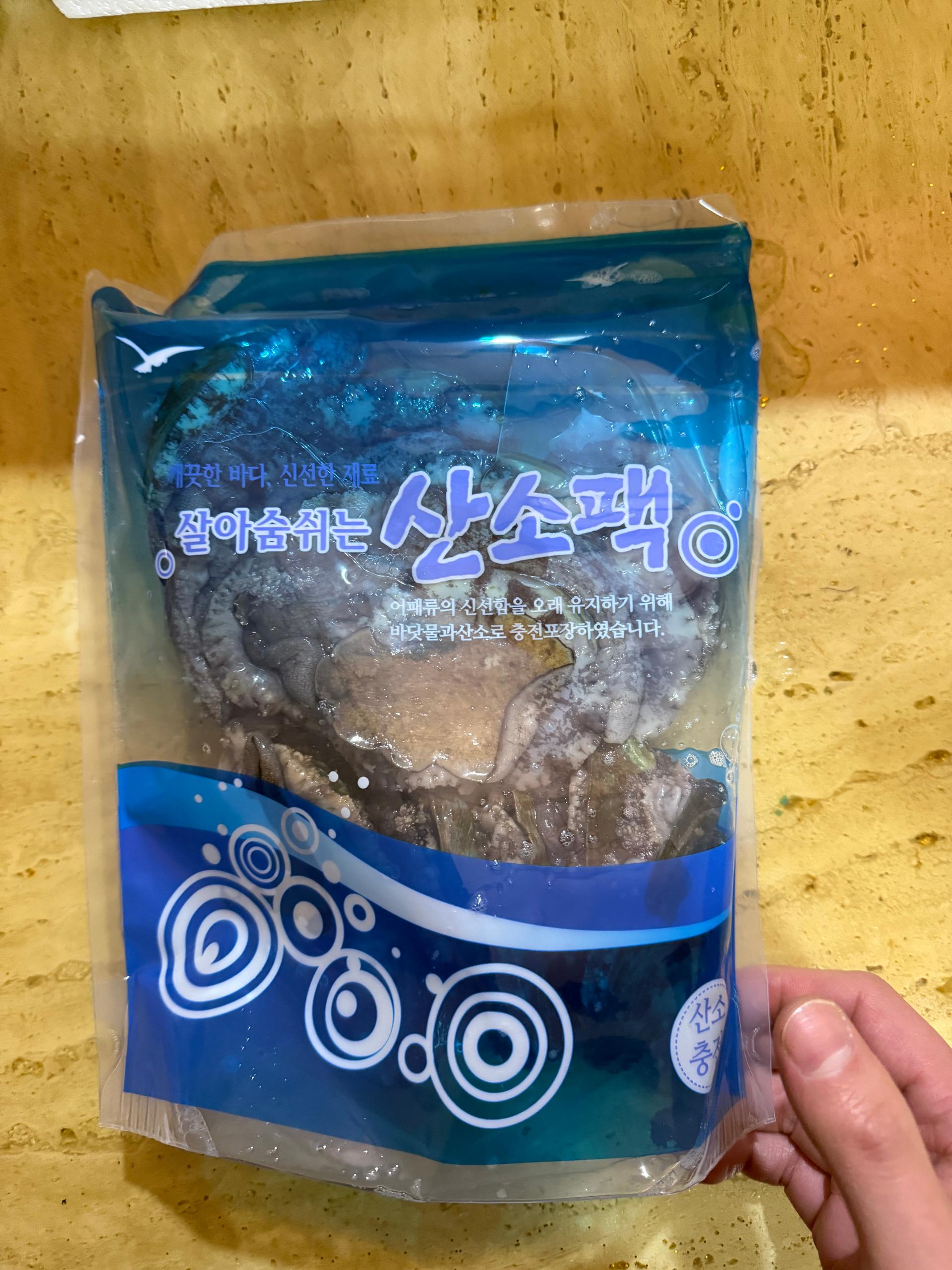 활전복 1kg (10~12미) + 1마리 추가