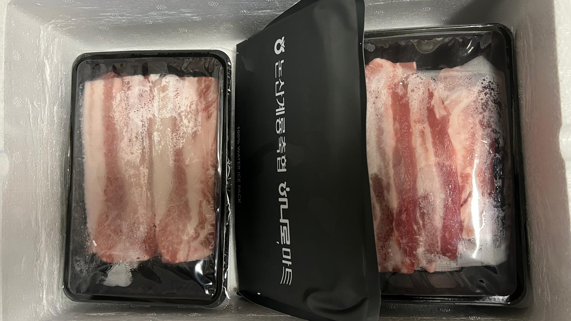 한돈 삼겹살 1.2kg