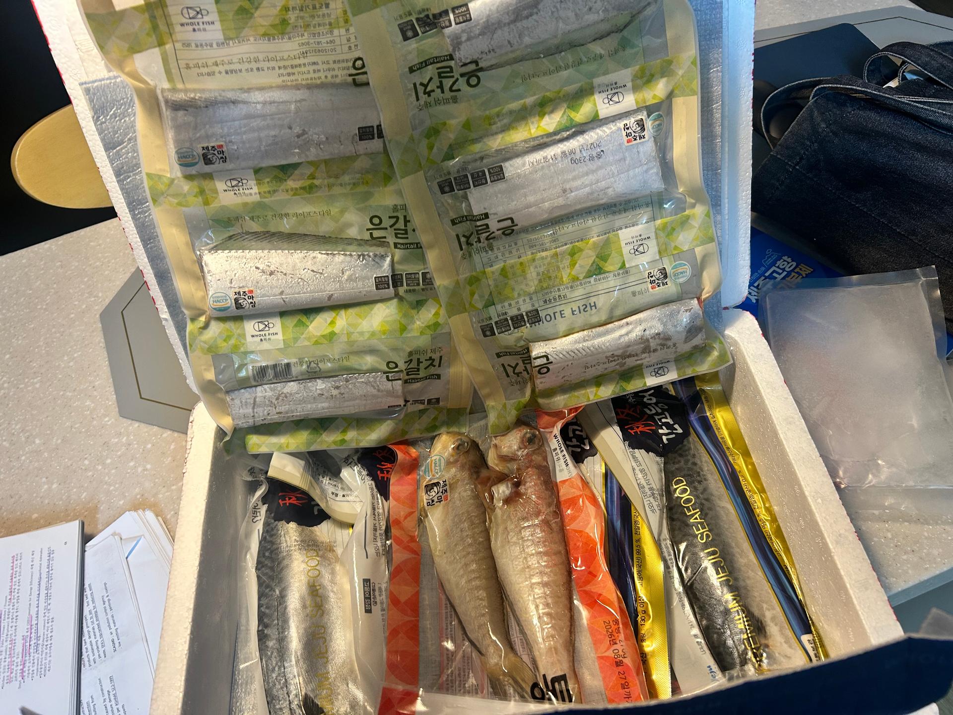 청룡수산 수산물 꾸러미(갈치+옥돔+고등어 구성)