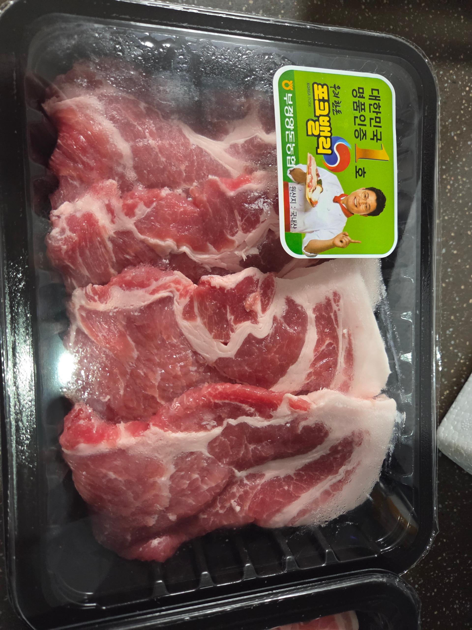 통영 명품 한돈 선물세트 (삼겹 500g+목심 500g) + 부위별 100g 추가 증량