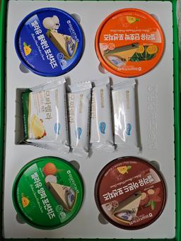 임실치즈농협 3호 선물세트 (포션&슬라이스 치즈 8개)-1