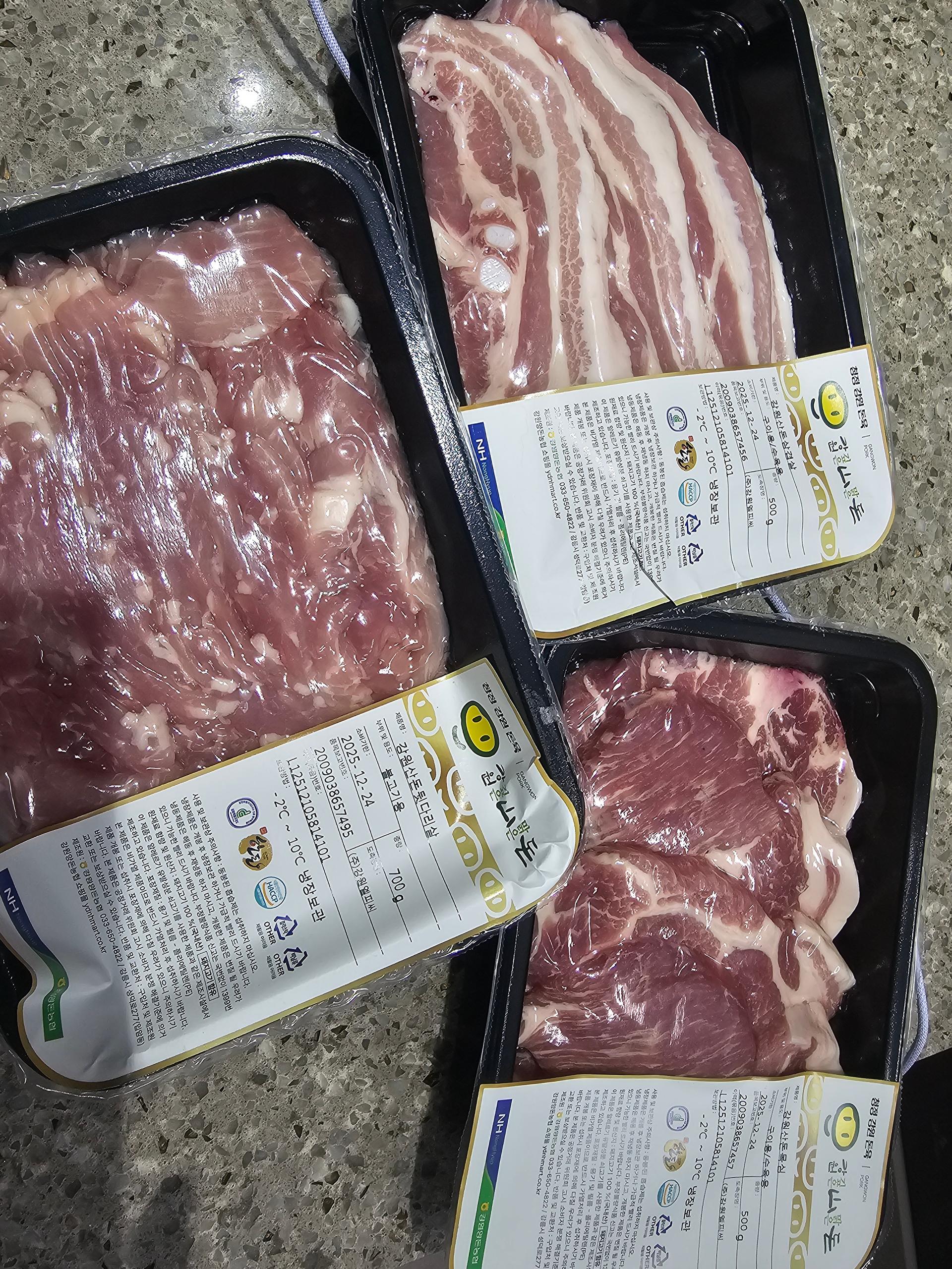 강원산돈 돼지고기 선물세트 1.7kg