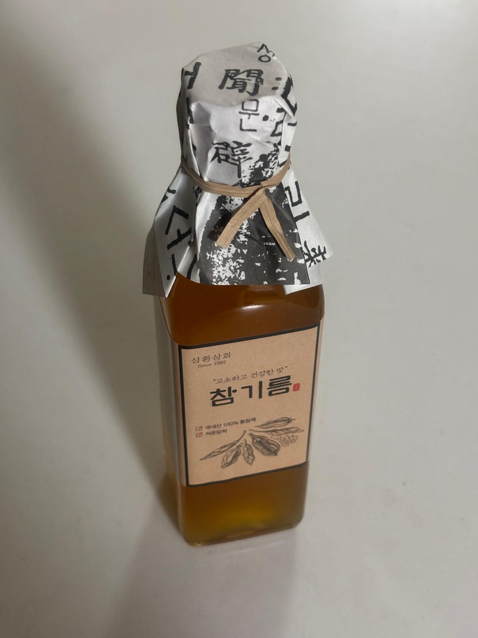 고소한 최상급 통깨 참기름 300ml