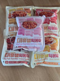 대유잼 떡볶이 5종 세트(오리지널+국물+기름+강정+로제)-1