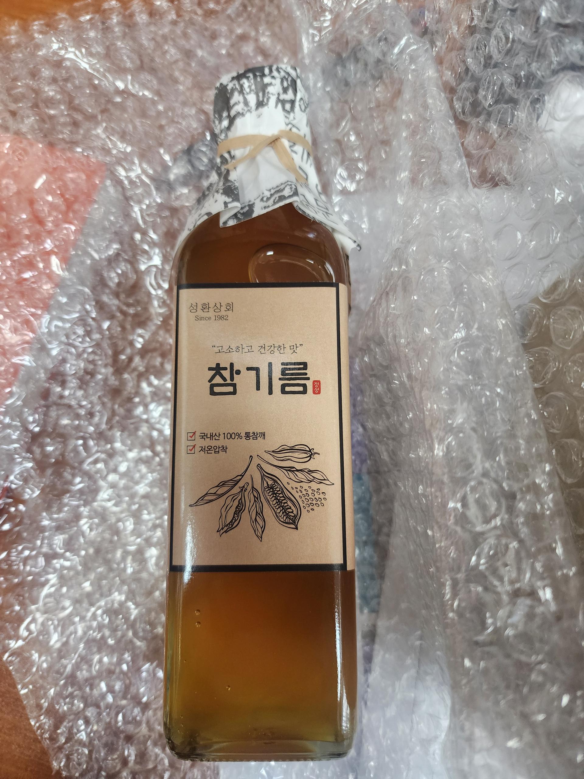 고소한 최상급 통깨 참기름 300ml