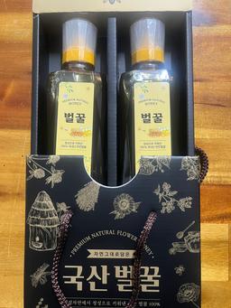 천연 토종꿀 선물세트 (아카시아꿀500g+밤꽃꿀500g)-2
