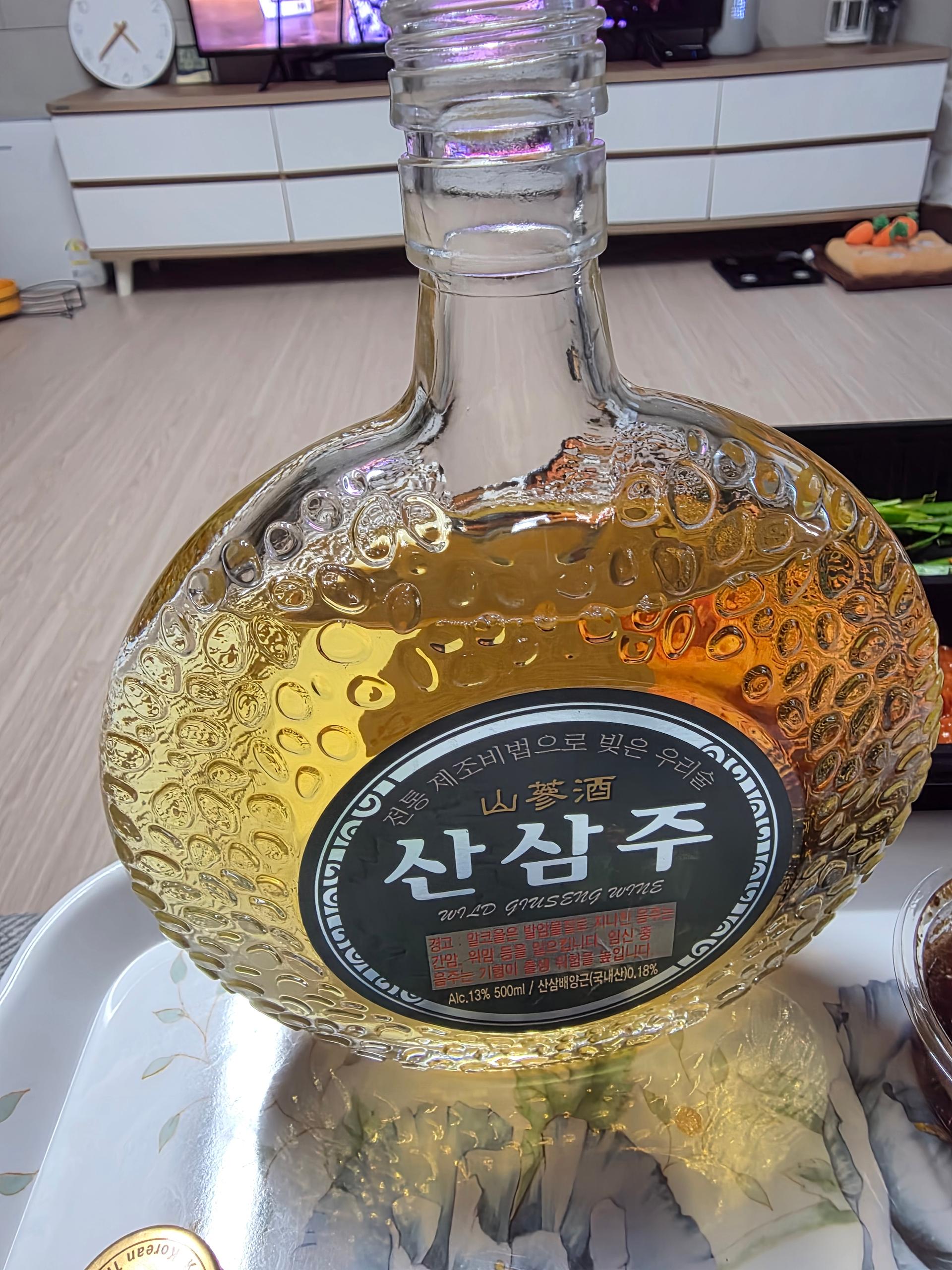 백운주가 전통주 백운명주 30호 선물세트(송이·산삼·상황버섯)