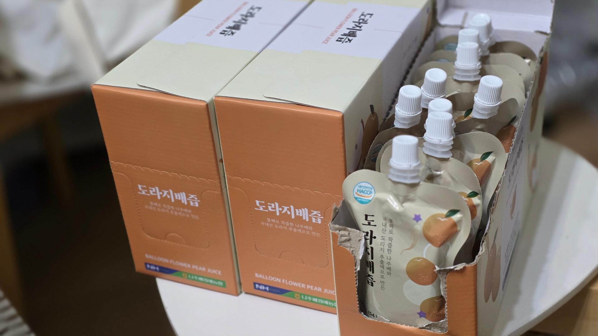 나주배 100% 착즙 배즙(순수&도라지) 30포