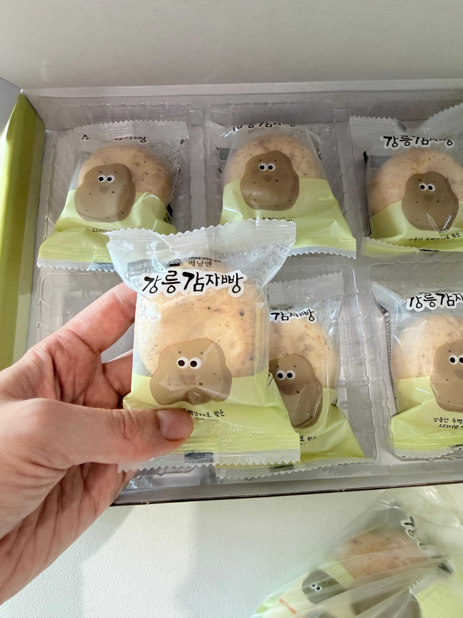 오리지널 영양 간식 강릉 감자빵 18개입