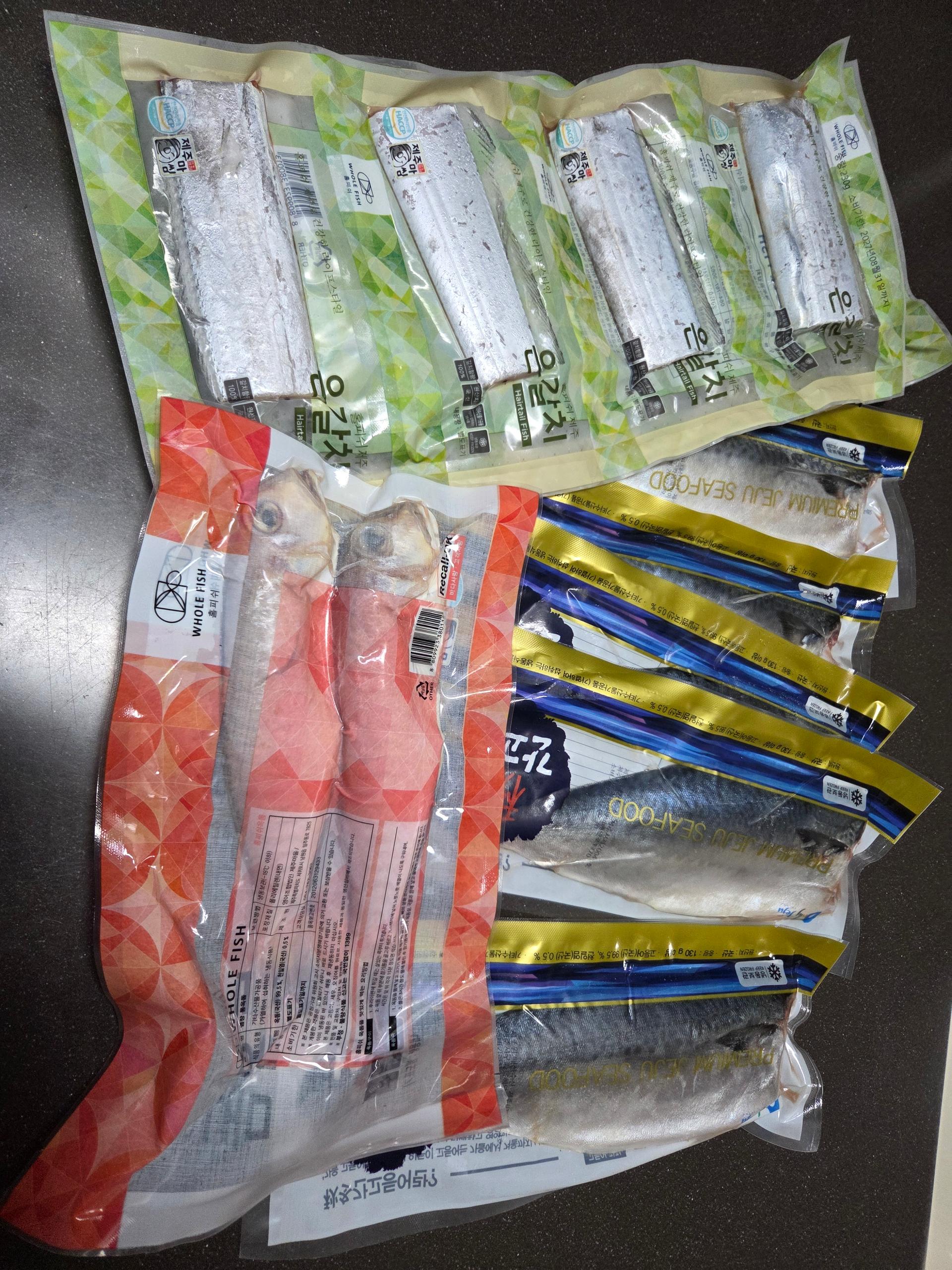 청룡수산 수산물 꾸러미(갈치+옥돔+고등어 구성)