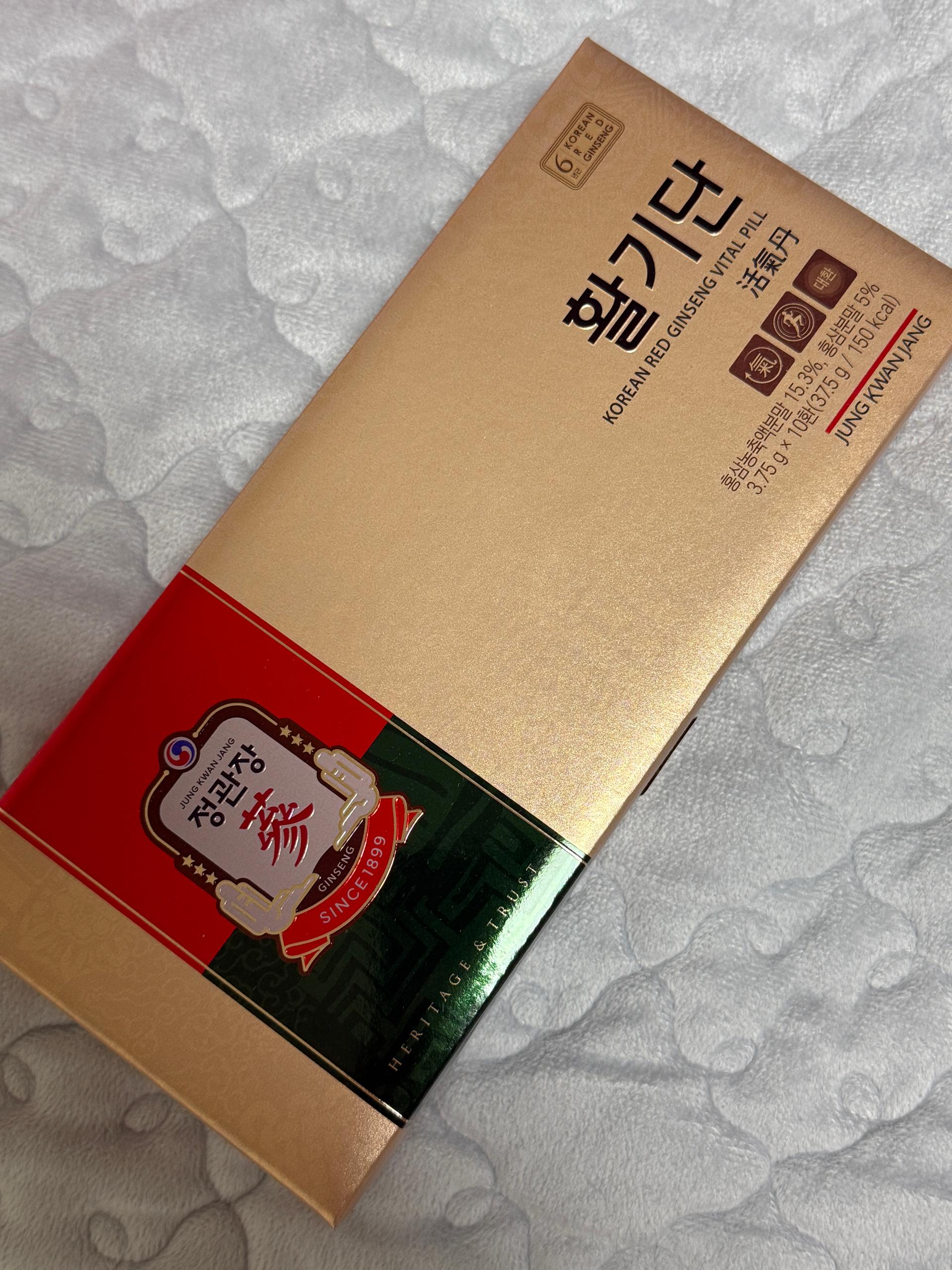 정관장 활기단 1박스 (3.75g × 10환)