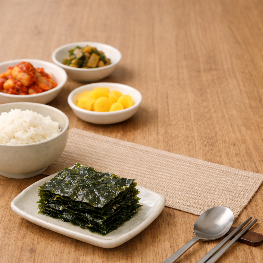 지도표 성경김_올리브&녹차식탁김 4g × 16봉 × 8봉 (128봉/1BOX)