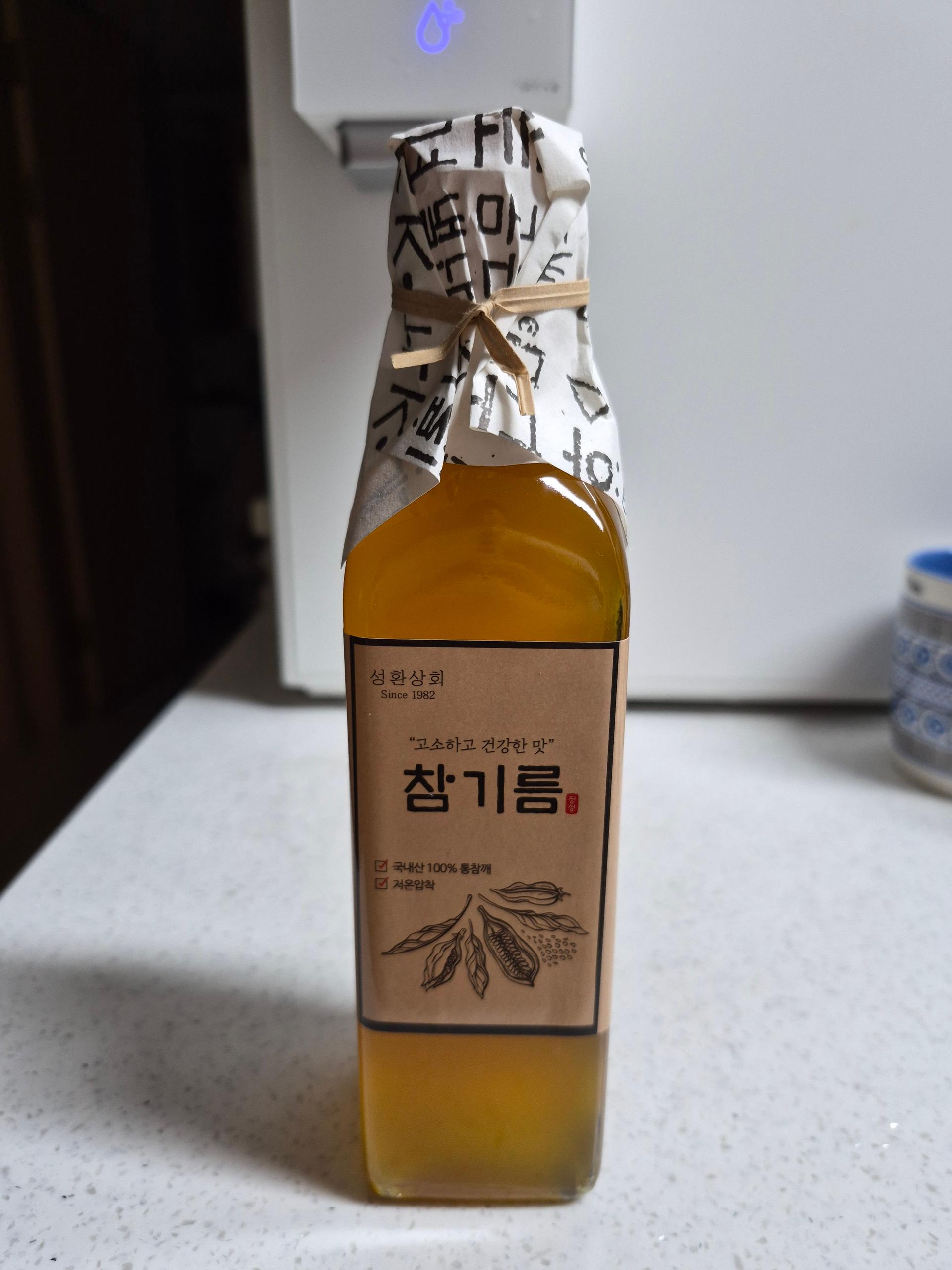 고소한 최상급 통깨 참기름 300ml