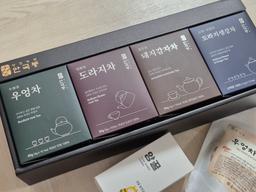 순수차 선물세트 4종 (43개입) + 우엉차티백1개+양꿀 10g*15포 추가증정-1
