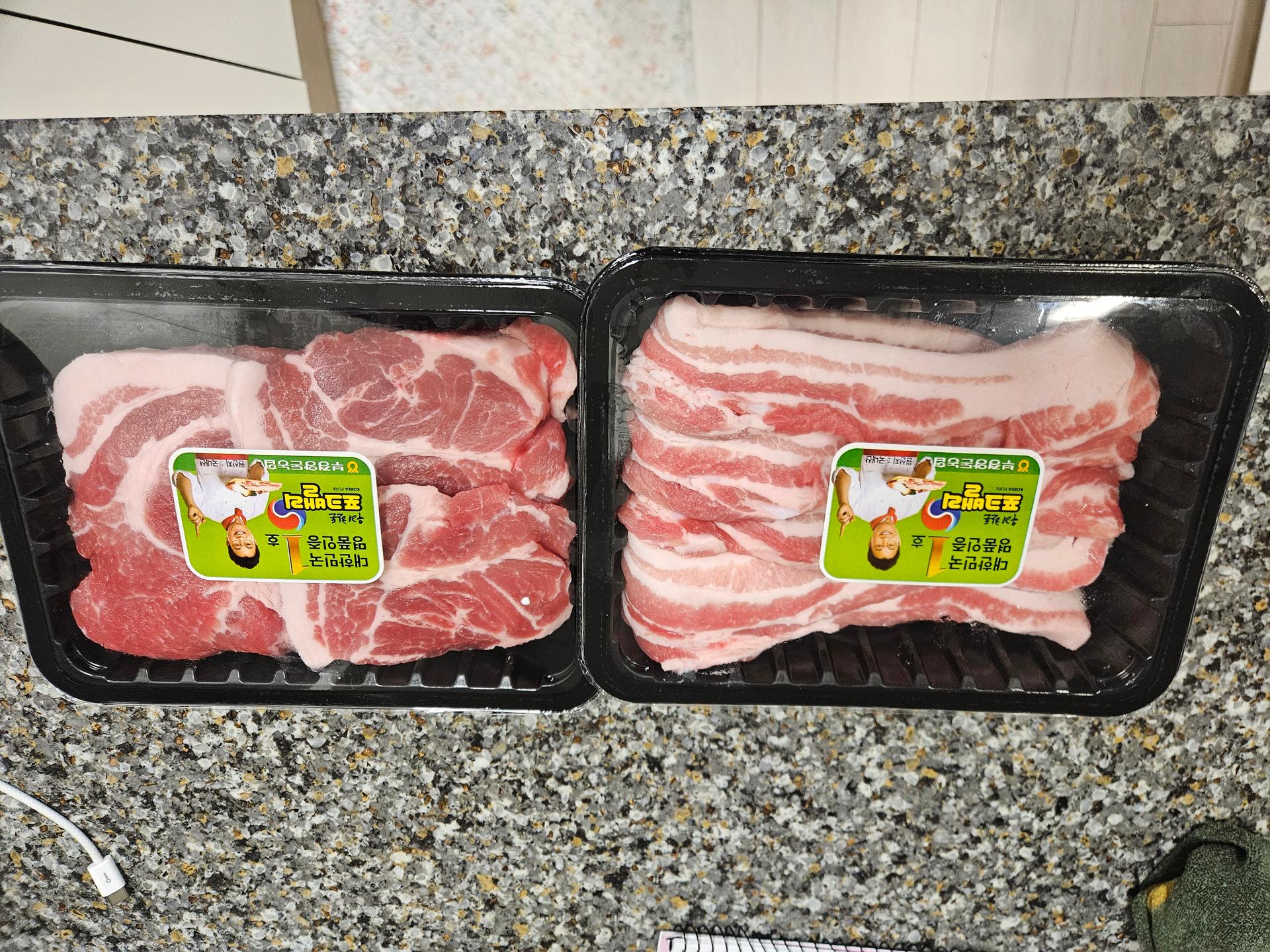 통영 명품 한돈 선물세트 (삼겹 500g+목심 500g) + 부위별 100g 추가 증량