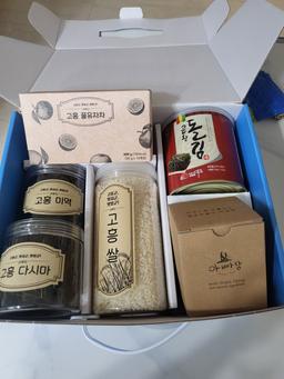 농수산물 꾸러미 6종 세트 (고흥 쌀+유자차+미역+다시마+김+유자잼)-2