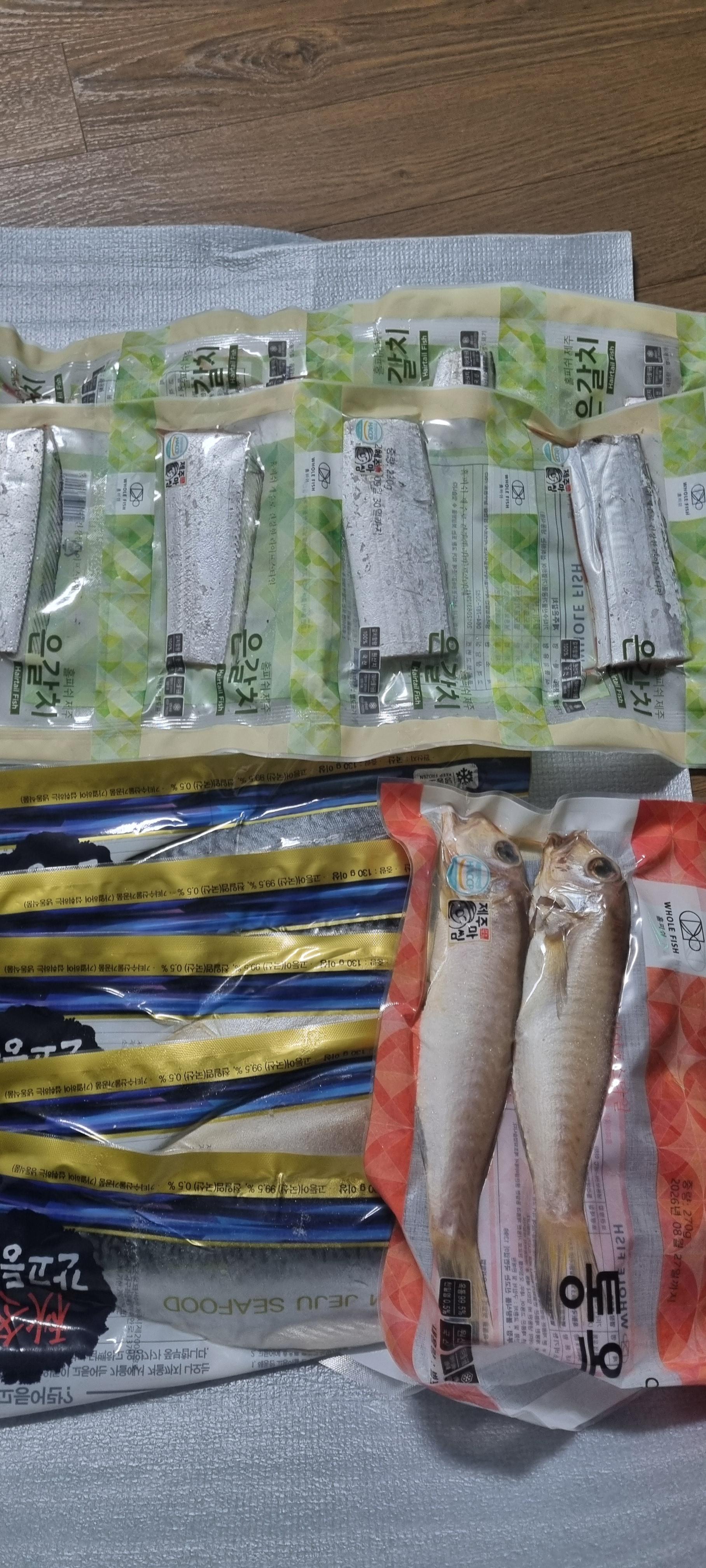 청룡수산 수산물 꾸러미(갈치+옥돔+고등어 구성)