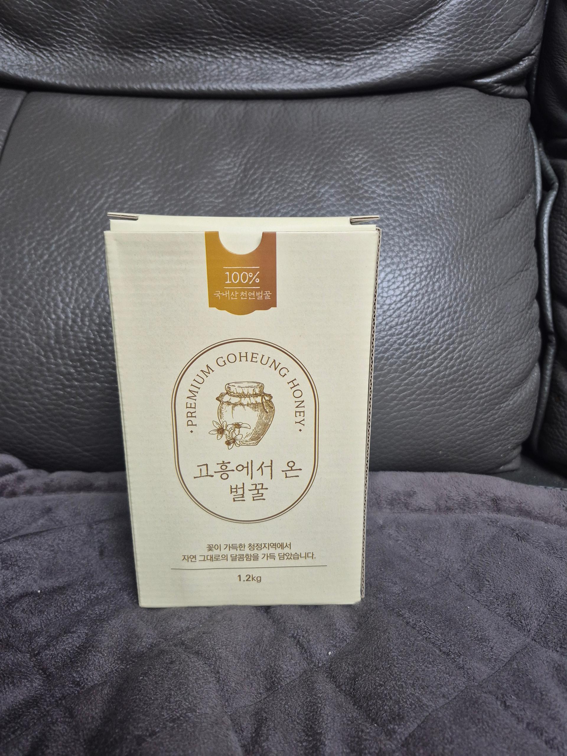 천연벌꿀 (아카시아꿀, 야생화꿀, 유자꿀, 밤꿀) 1.2kg
