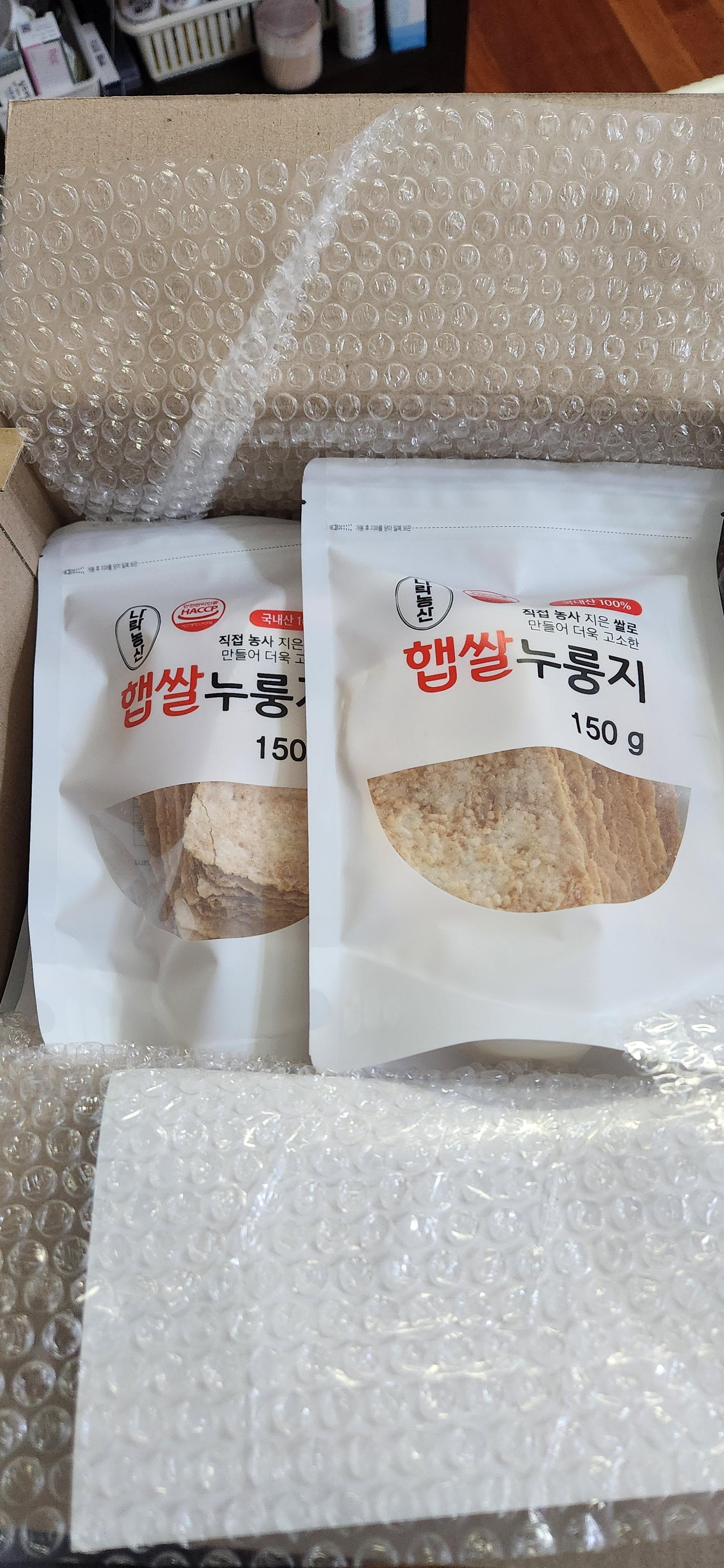 고소한 누룽지 (햅쌀 150g × 8봉 / 귀리 180g × 5봉) 