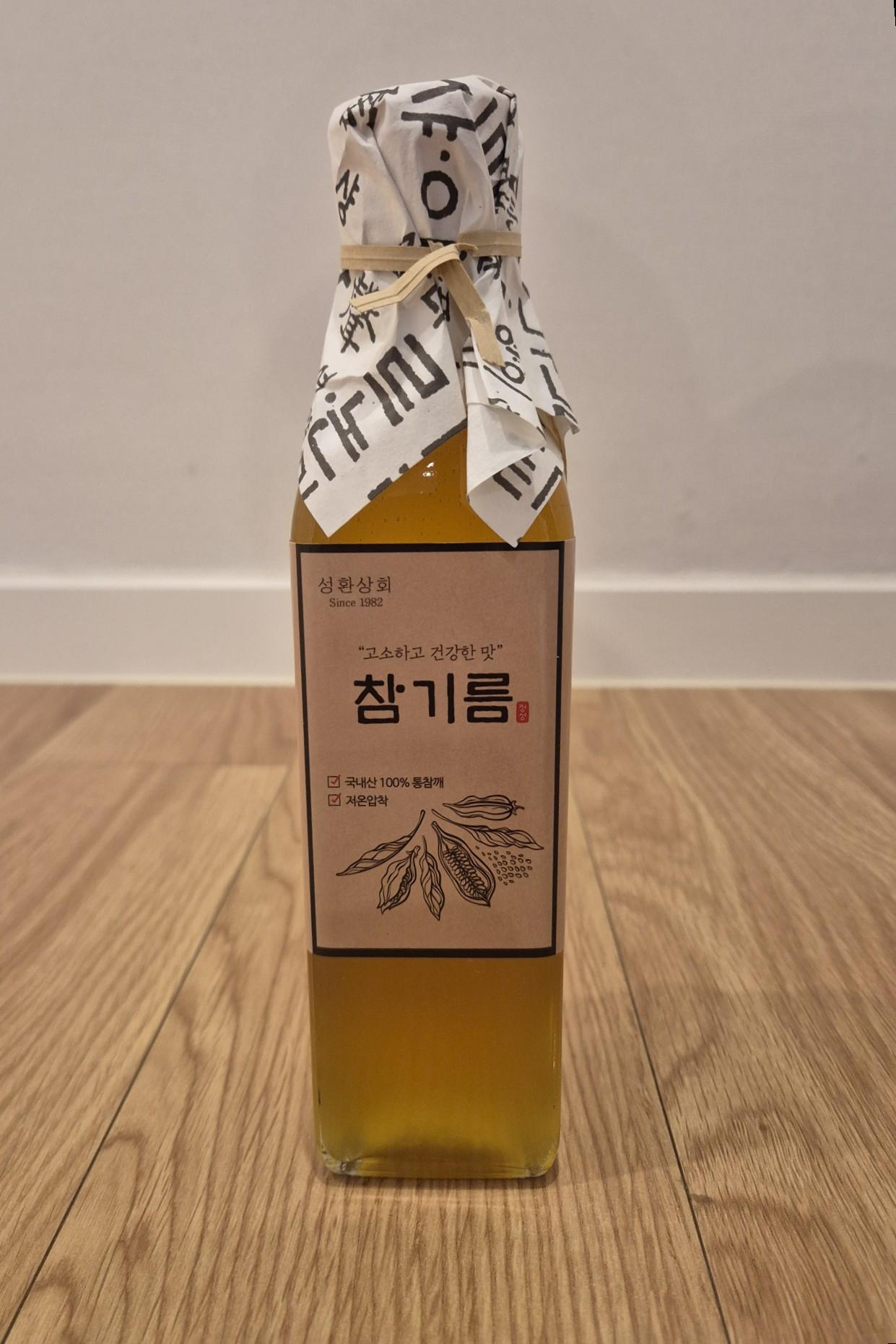 고소한 최상급 통깨 참기름 300ml