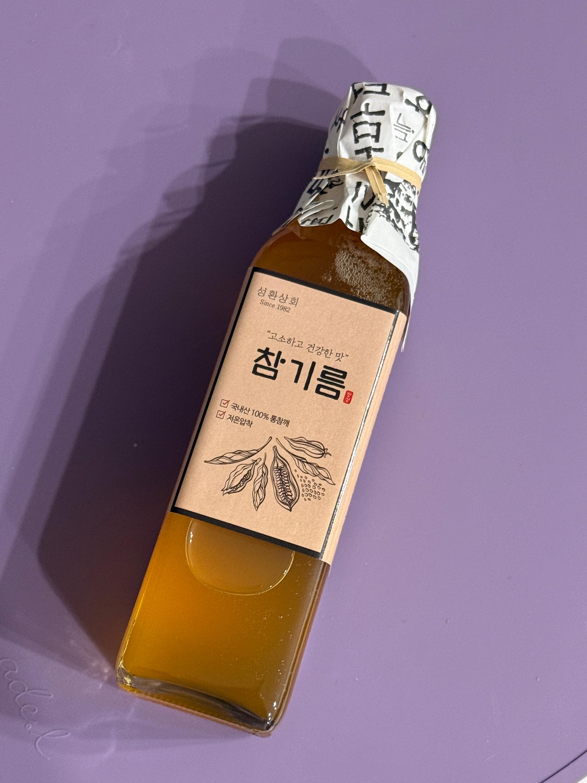 고소한 최상급 통깨 참기름 300ml