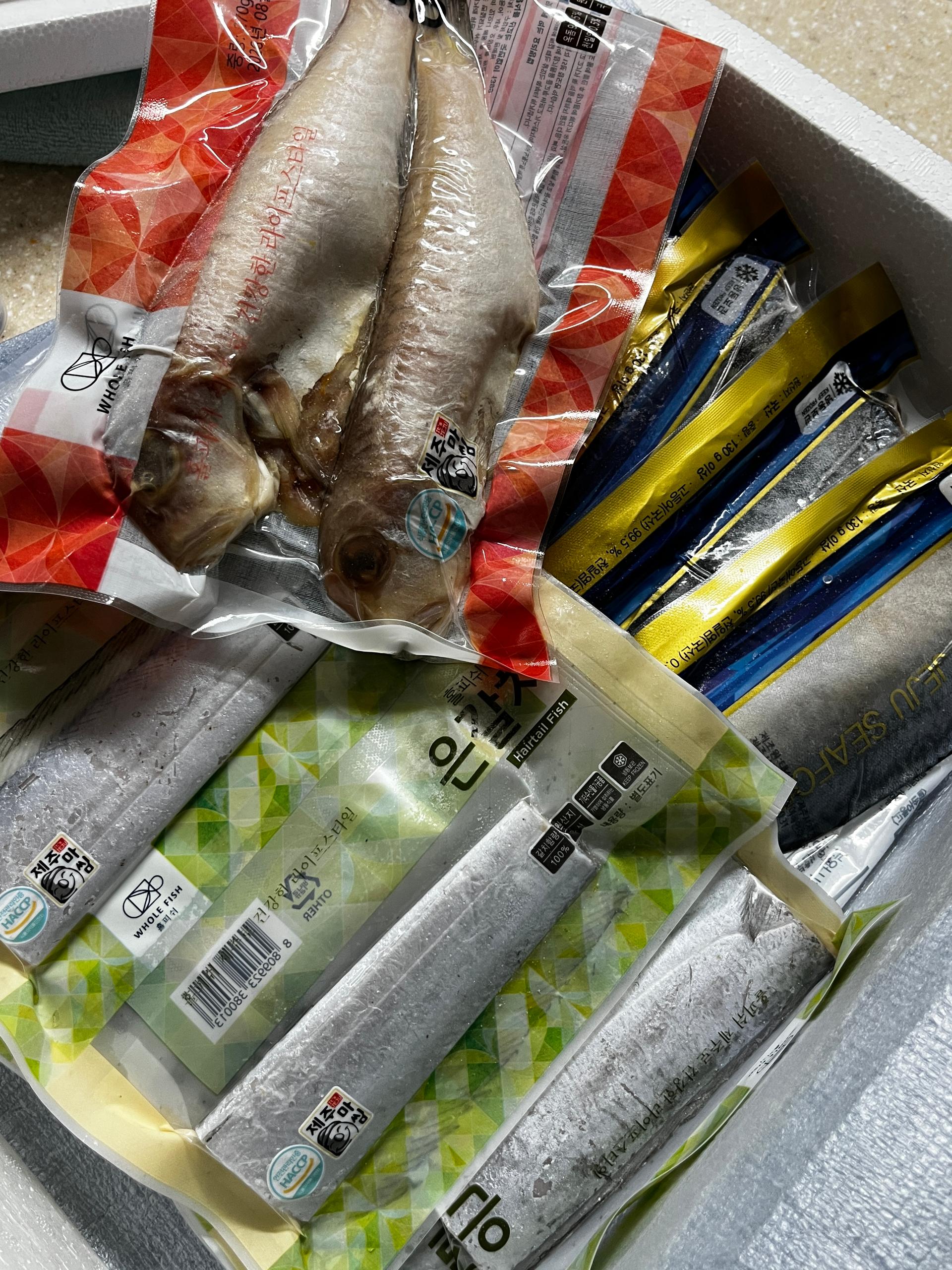 청룡수산 수산물 꾸러미(갈치+옥돔+고등어 구성)