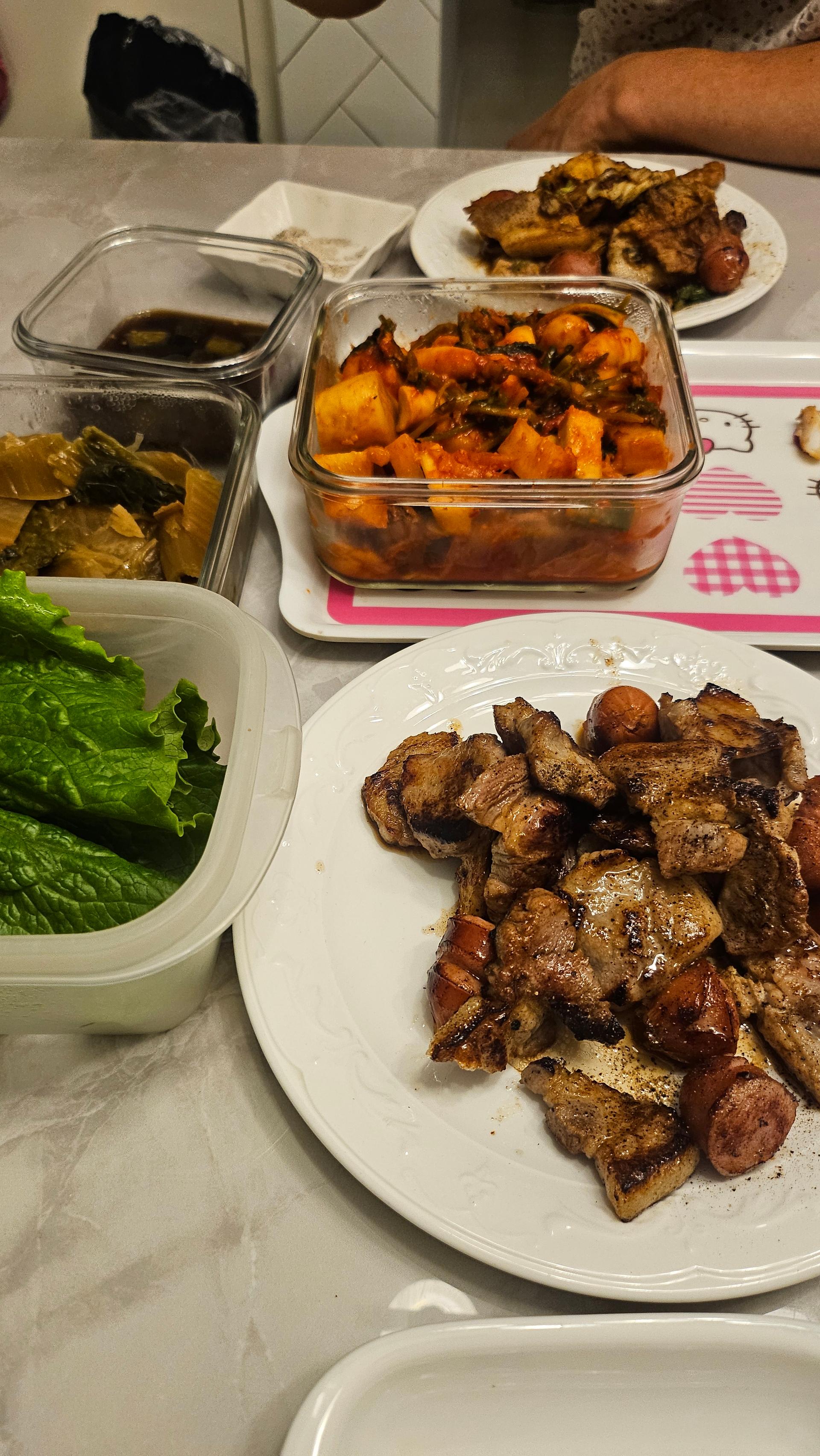 통영 명품 한돈 선물세트 (삼겹 500g+목심 500g) + 부위별 100g 추가 증량